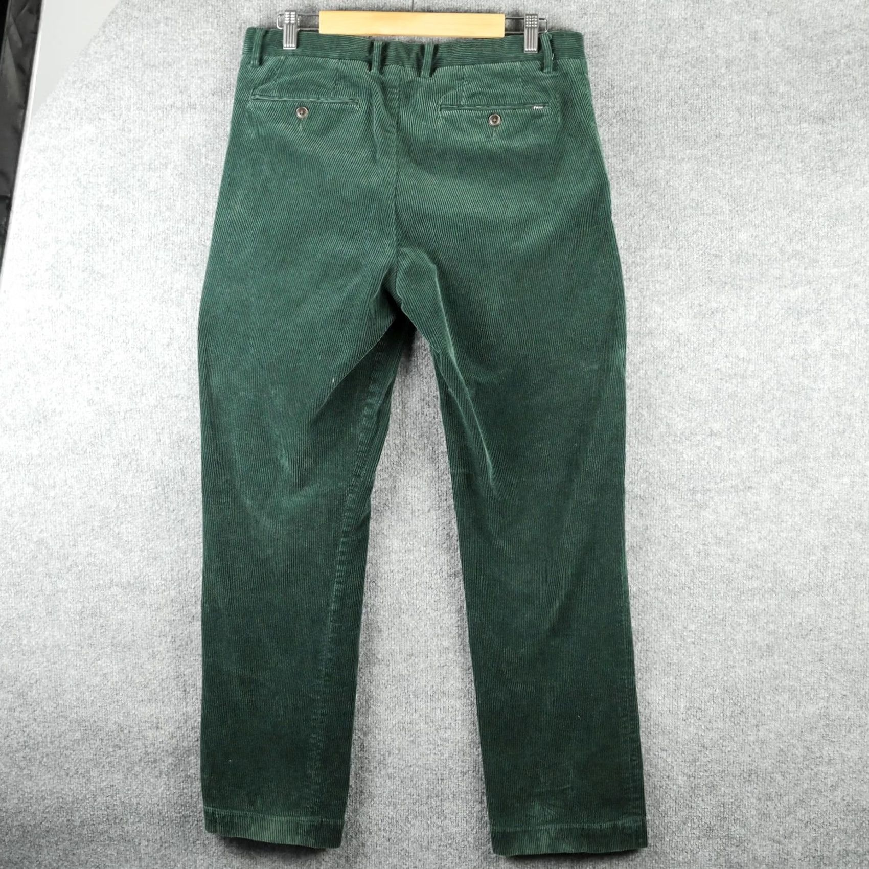 Polo Ralph Lauren Ralph Lauren Pants Mens 33x32 Green Corduroy Stretch Classic Fit Chino Ivy Prep Size US 33 - 5 Thumbnail