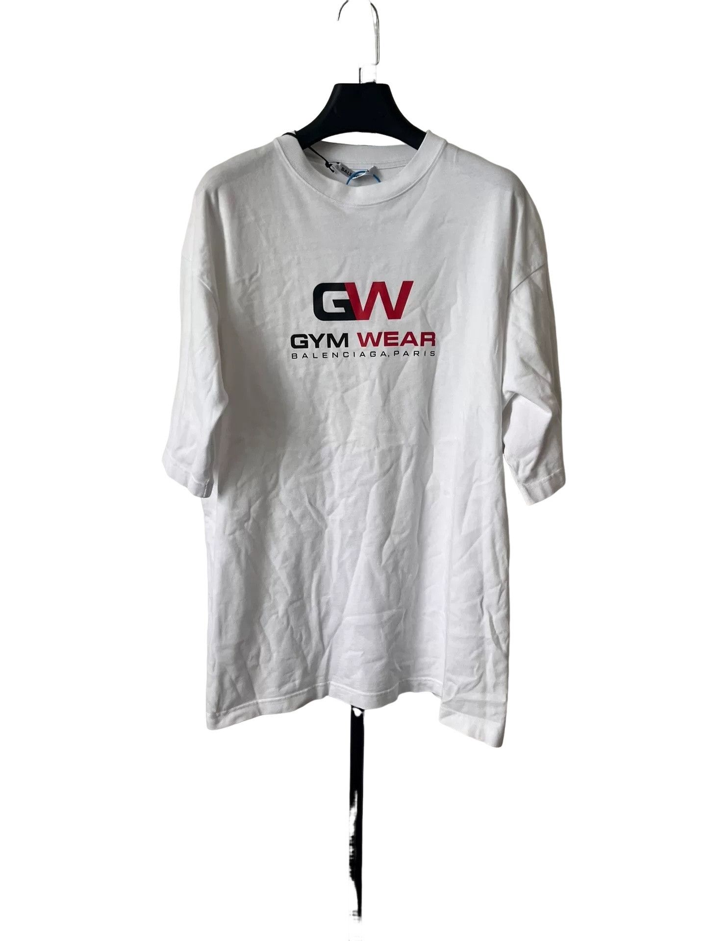 Balenciaga Balenciaga GW Gymwear Graphic T-Shirt S Size US S / EU 44-46 / 1 - 1 Thumbnail