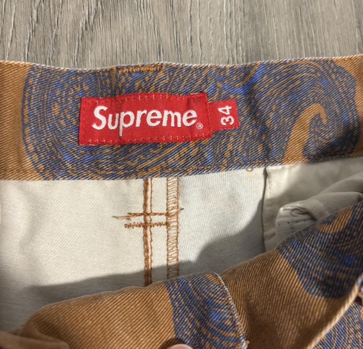 Supreme Supreme Khaki Shorts, Authentic Supreme, Size 34 Size US 34 / EU 50 - 6 Thumbnail