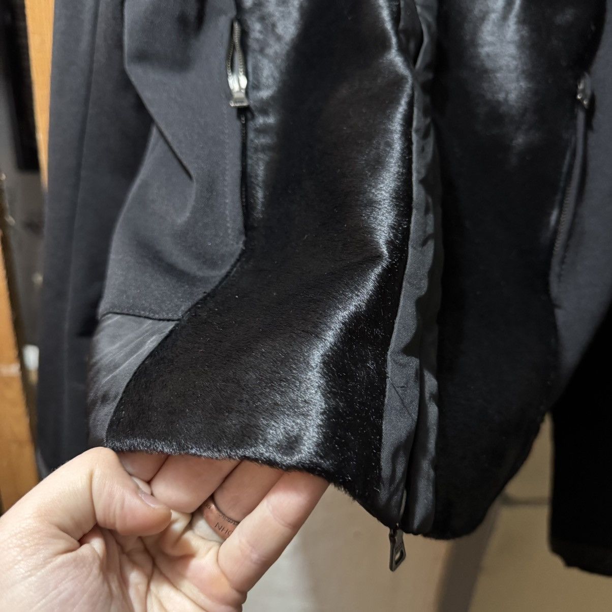 Prada × Vintage Prada FW99 calf fur nylon jacket Size US S / EU 44-46 / 1 - 4 Thumbnail