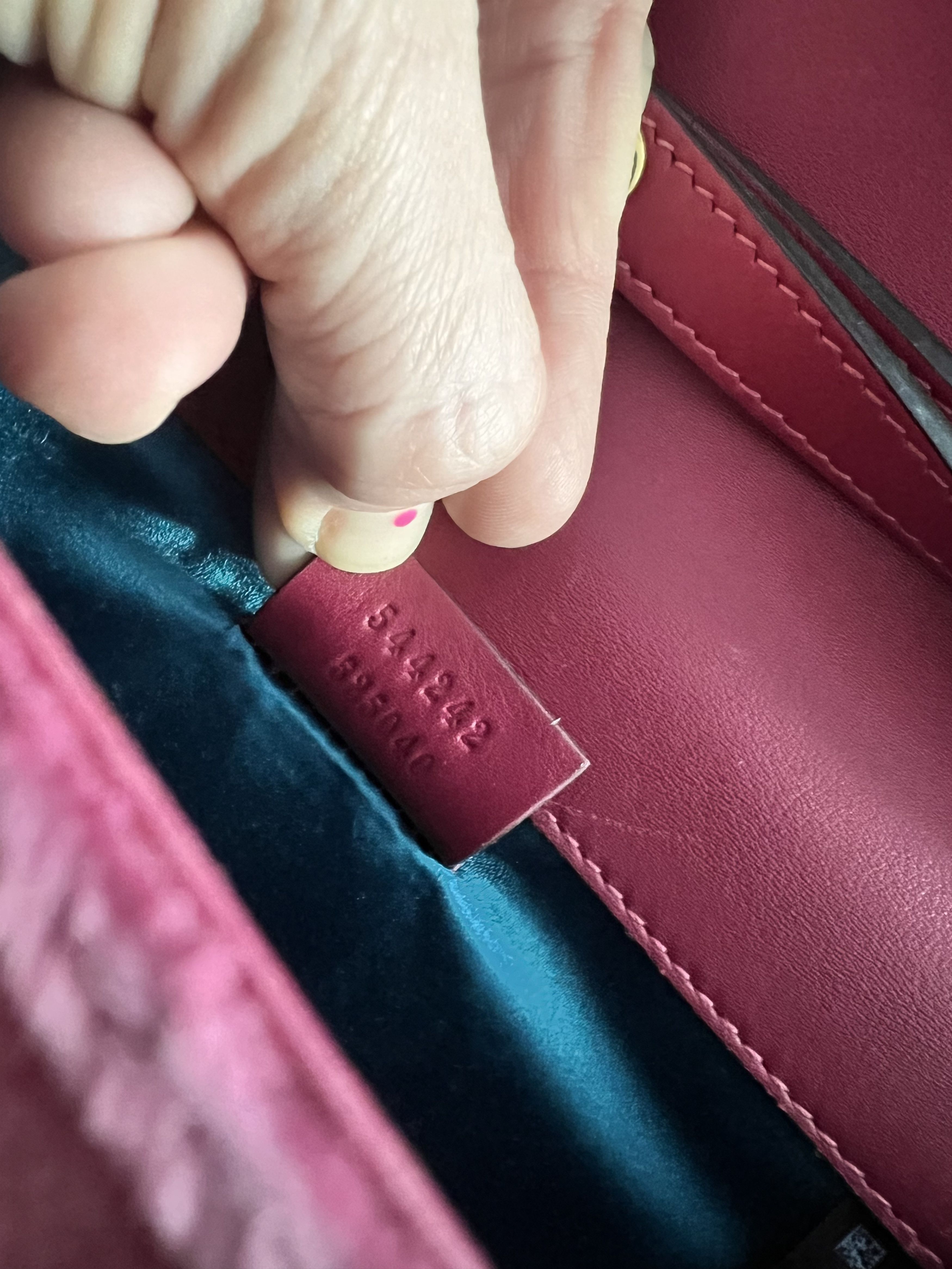 Gucci Gucci Square velvet pink mini bag Size ONE SIZE - 8 Thumbnail