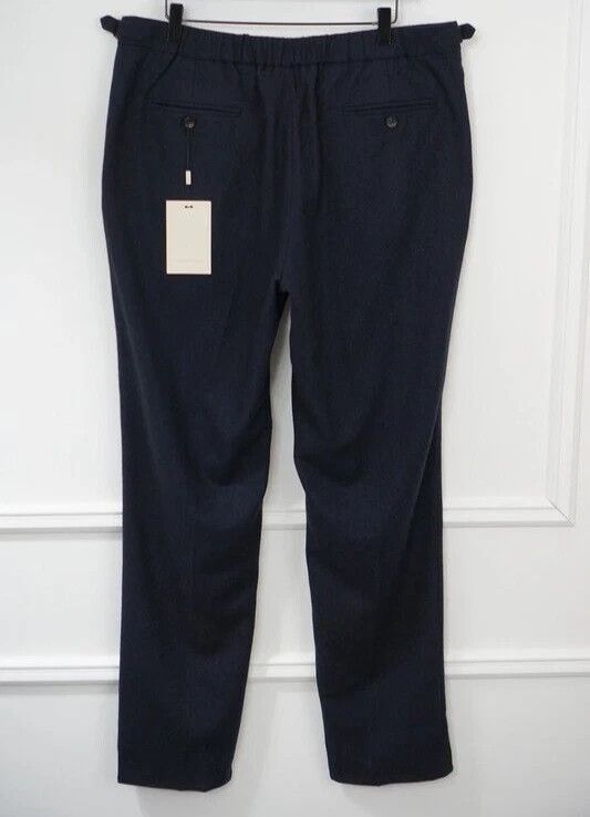 Suitsupply Men Suitsupply Ames Pleat SA Trousers Flannel Wool UK/US42 Size 42R - 2 Thumbnail