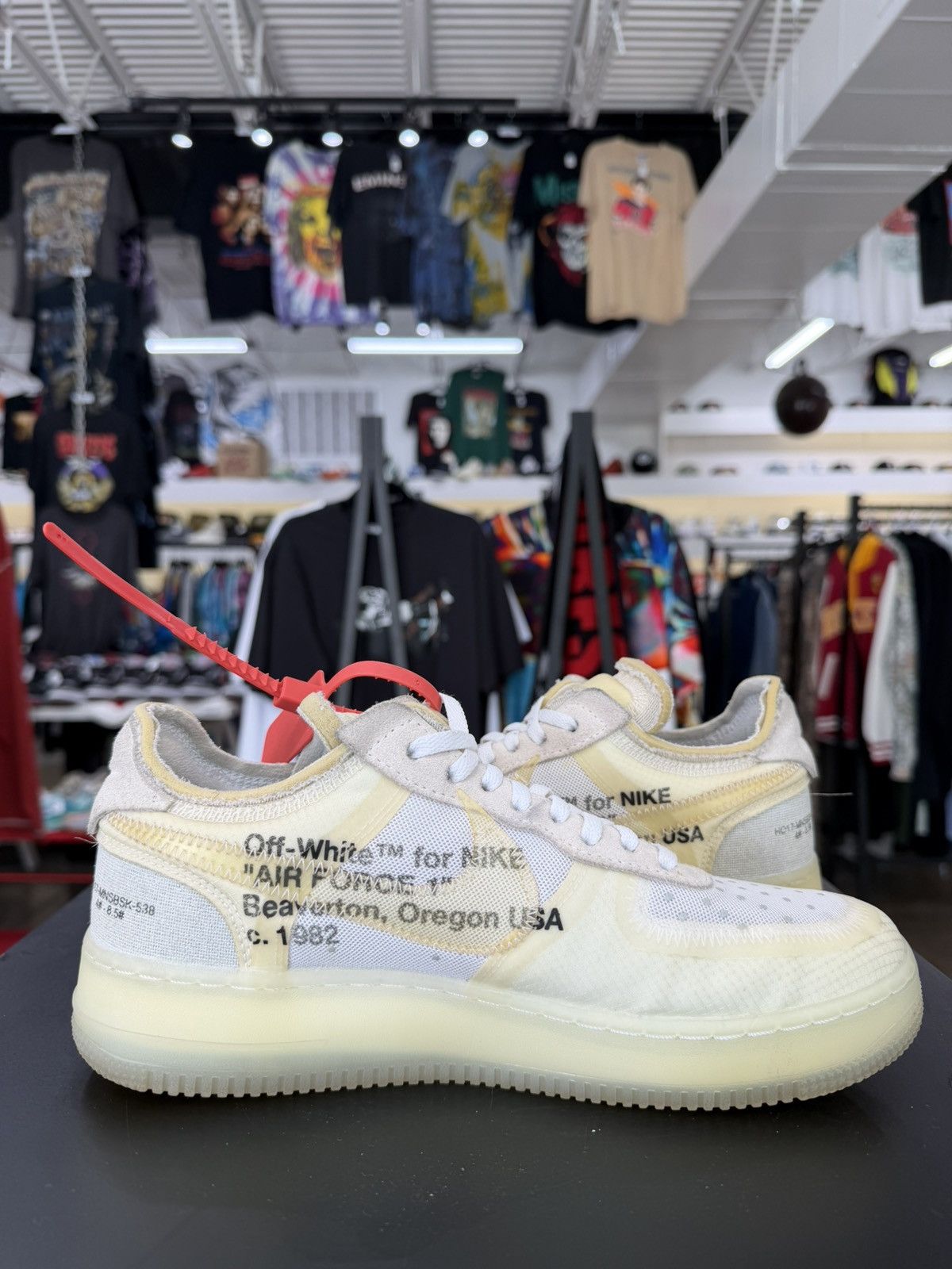 Nike × Off-White Nike Air Force 1 Low Off-White Size 8 (2017) Size US 8 / EU 41 - 3 Thumbnail