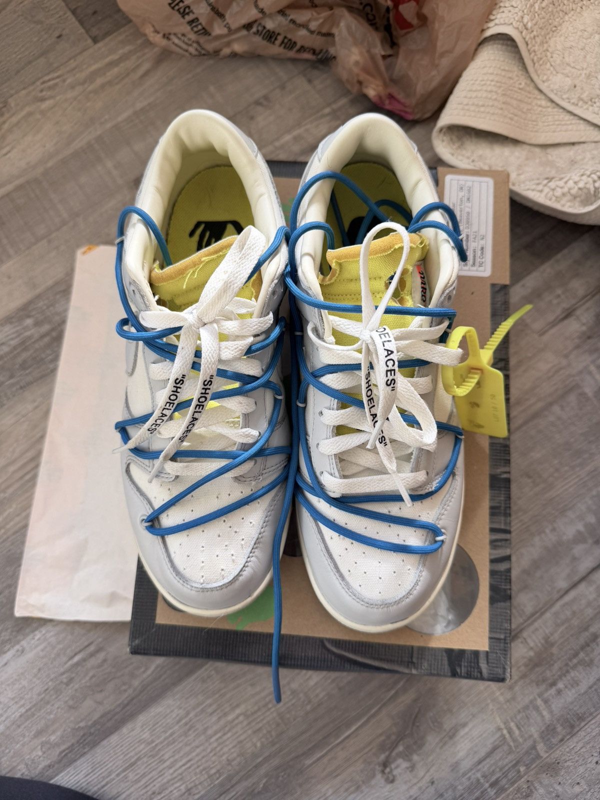 Nike × Off-White VIRGIL OFF-WHITE NIKE DUNKS LOT 10 Size US 9.5 / EU 42-43 - 4 Thumbnail
