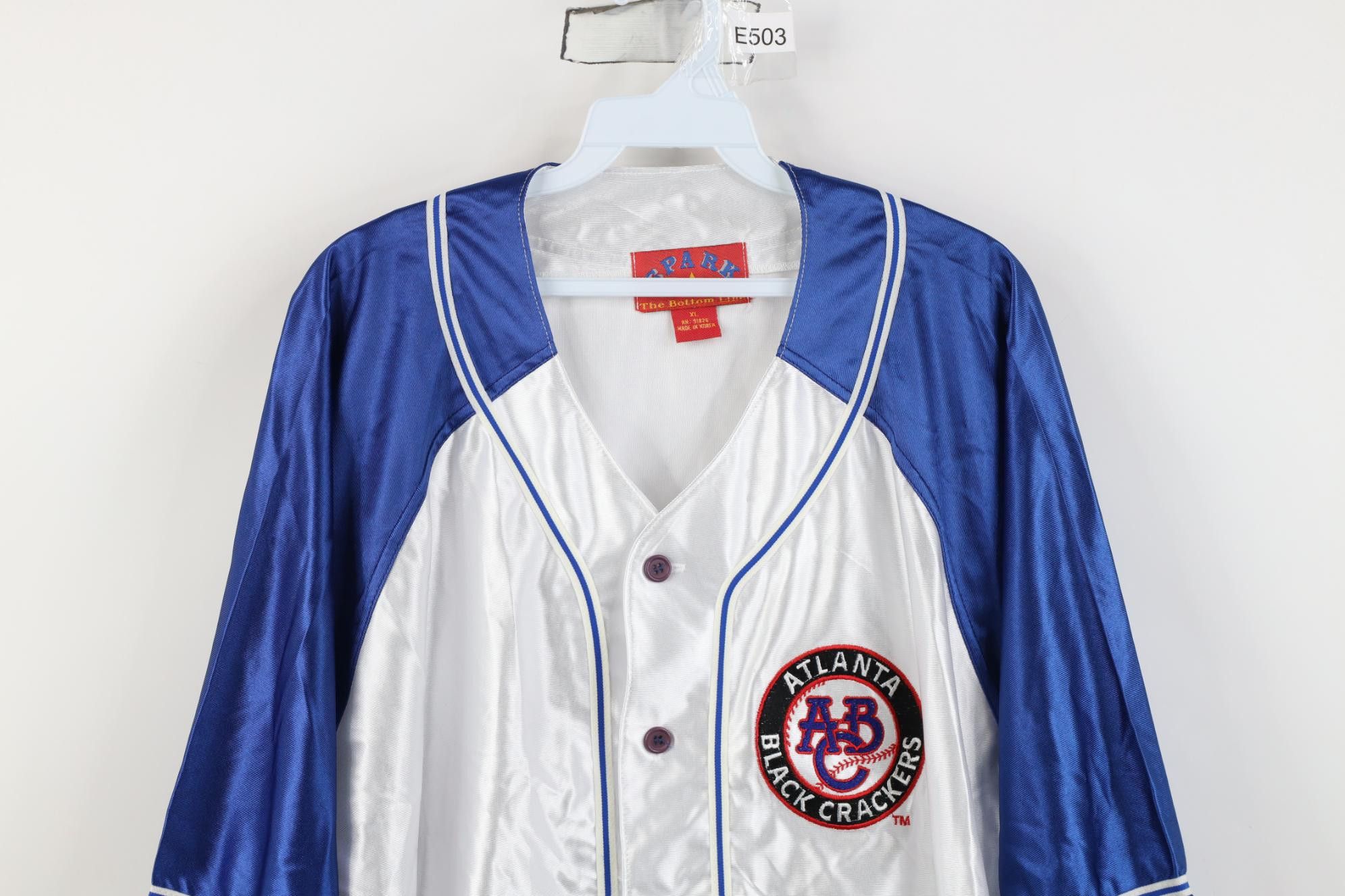 Vintage Deadstock Vintage 90s Negro League Atlanta Baseball Jersey Size US XL / EU 56 / 4 - 2 Thumbnail