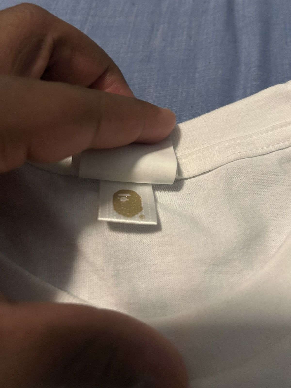 Bape BAPE CHECK WGM APE HEAD OVERLAP TEE Size US XL / EU 56 / 4 - 5 Thumbnail