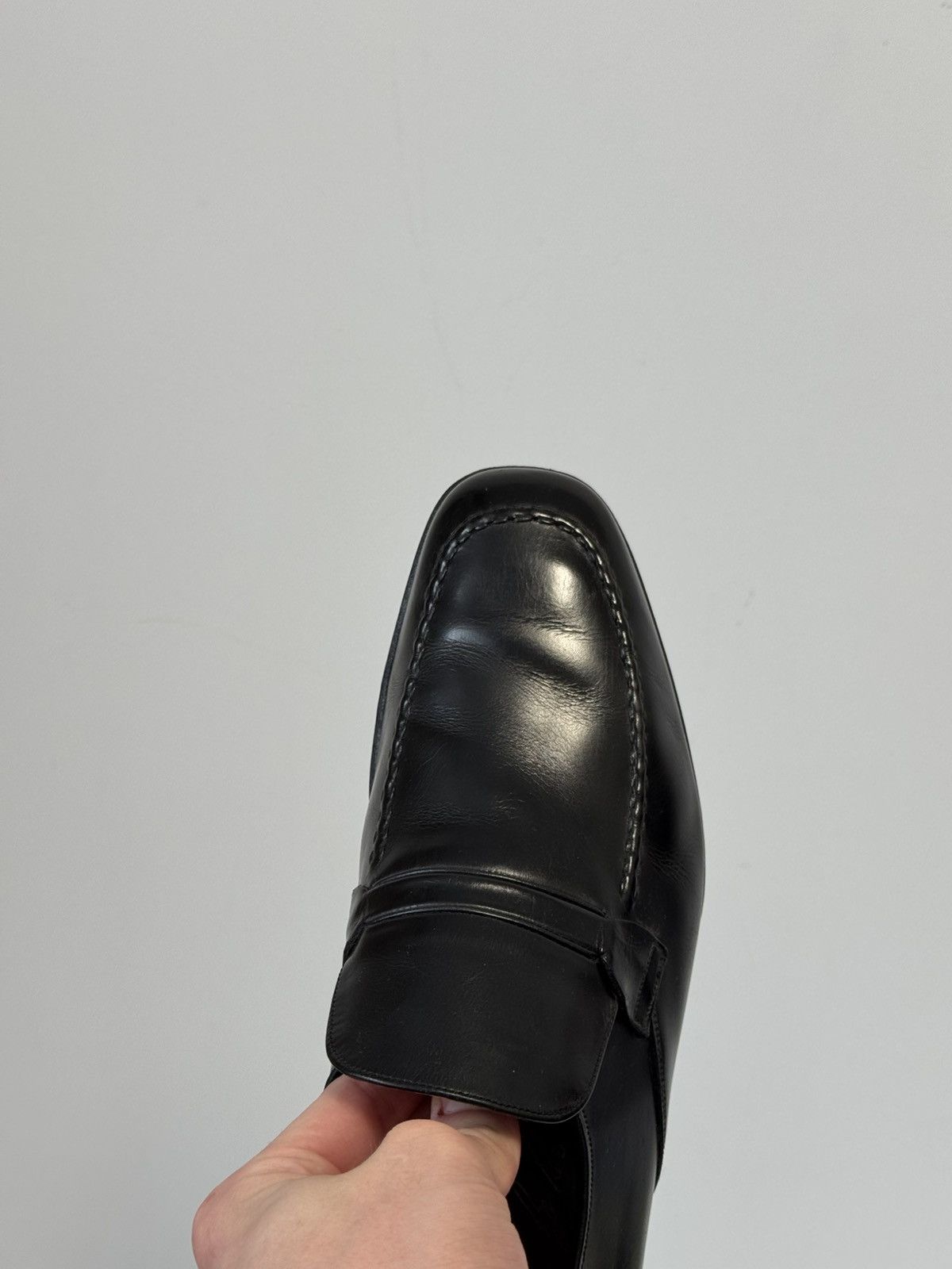 Barker Barker England Black Leather Slip-On Shoes Men UK 11.5 EU 46 Size US 11.5 / EU 44-45 - 14 Thumbnail