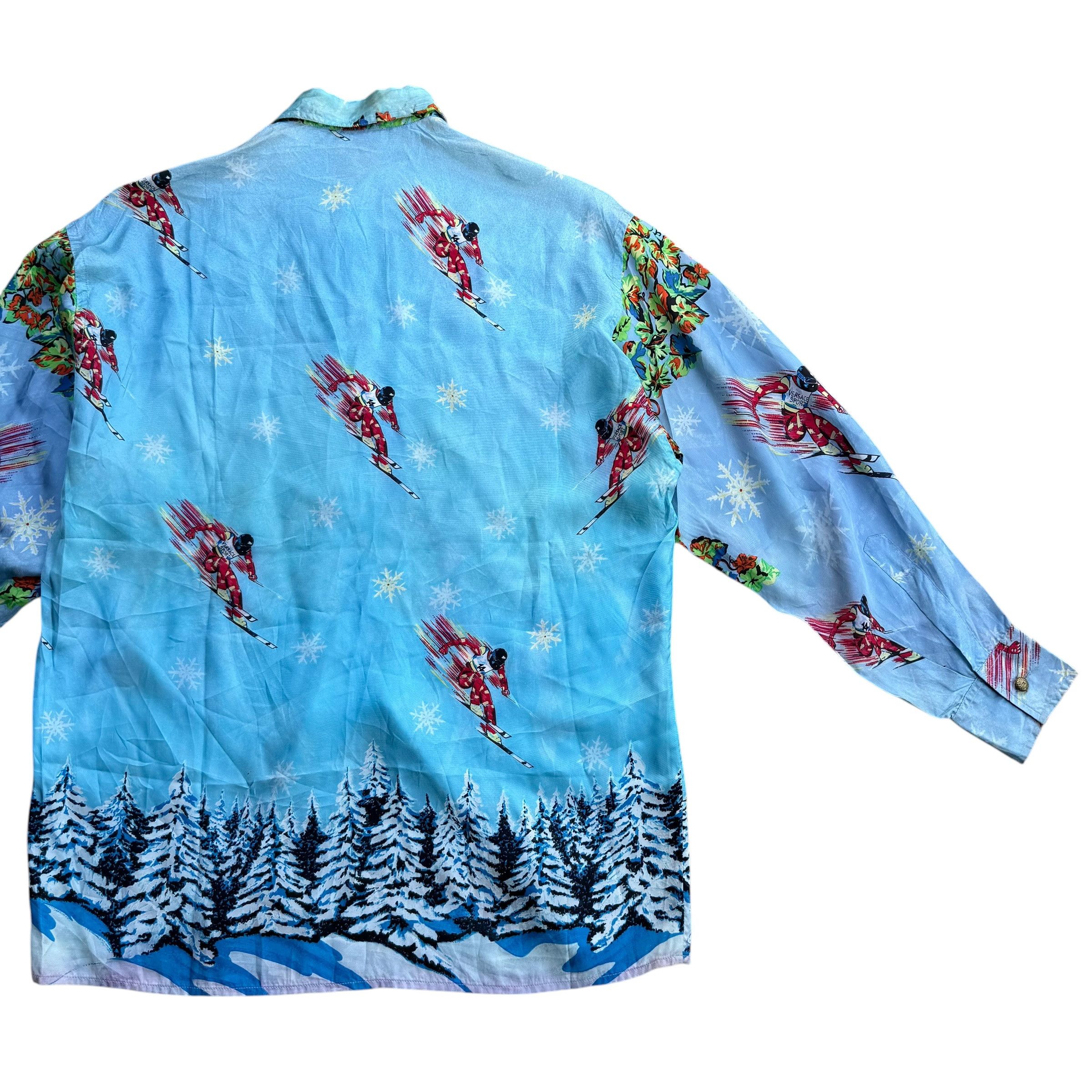 Versace Vintage Versace Sport Silk Shirt Size US M / EU 48-50 / 2 - 7 Thumbnail
