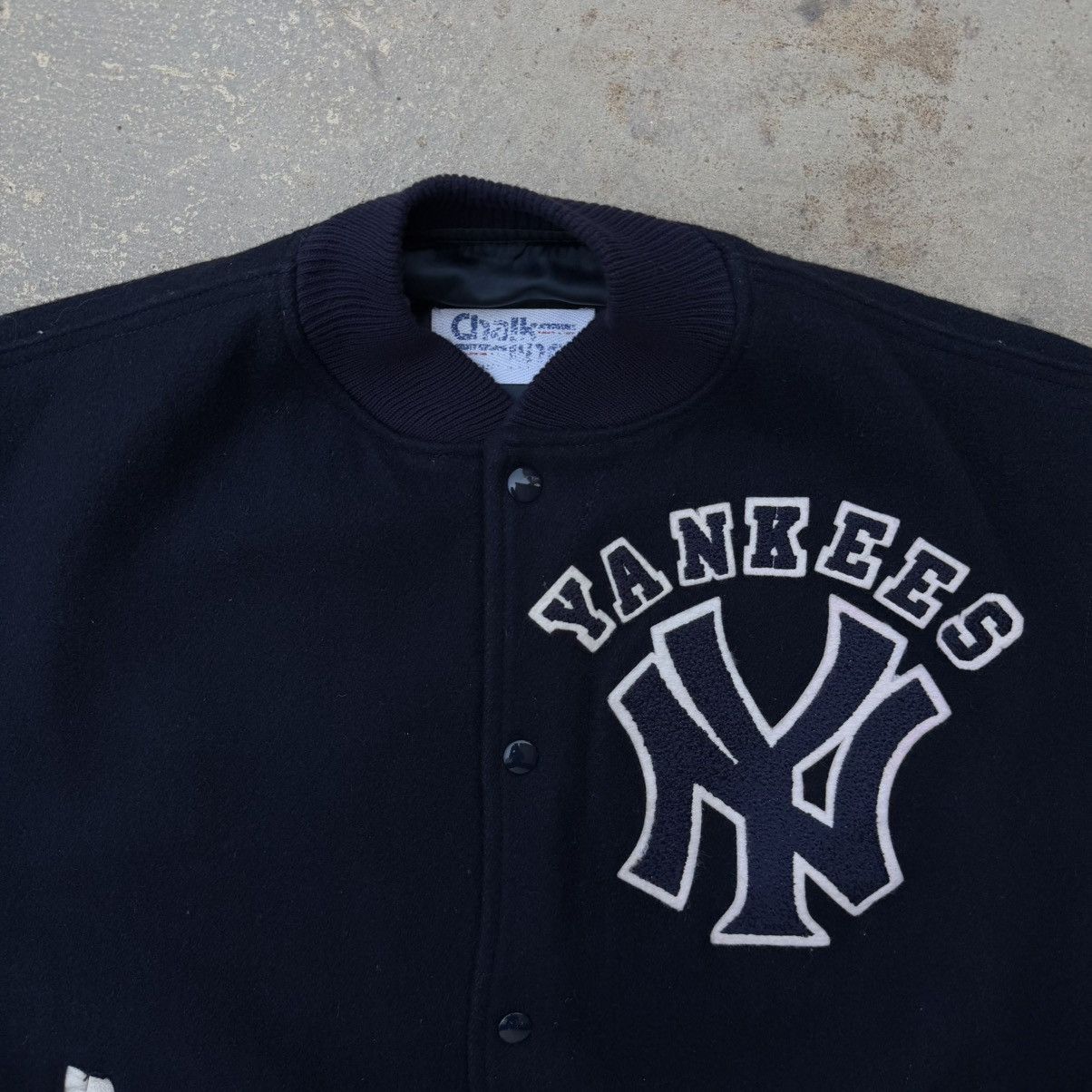 Chalk Line Vintage 90’s New York Yankees x Chalk Line Varsity Jacket Size US XL / EU 56 / 4 - 3 Thumbnail