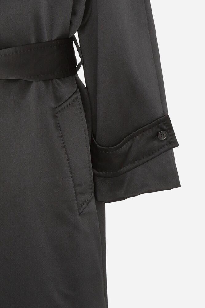Saint Laurent Paris o1loc1c0225 Belted Coat in Black Size US M / EU 48-50 / 2 - 2 Thumbnail