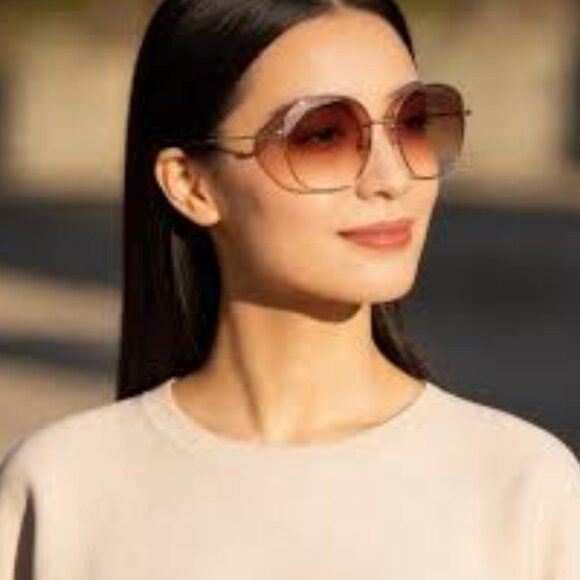 Missoni Missoni MIS 0014/S 0PEF 9O Sunglasses Gold/Green Geometric Size ONE SIZE - 2 Thumbnail
