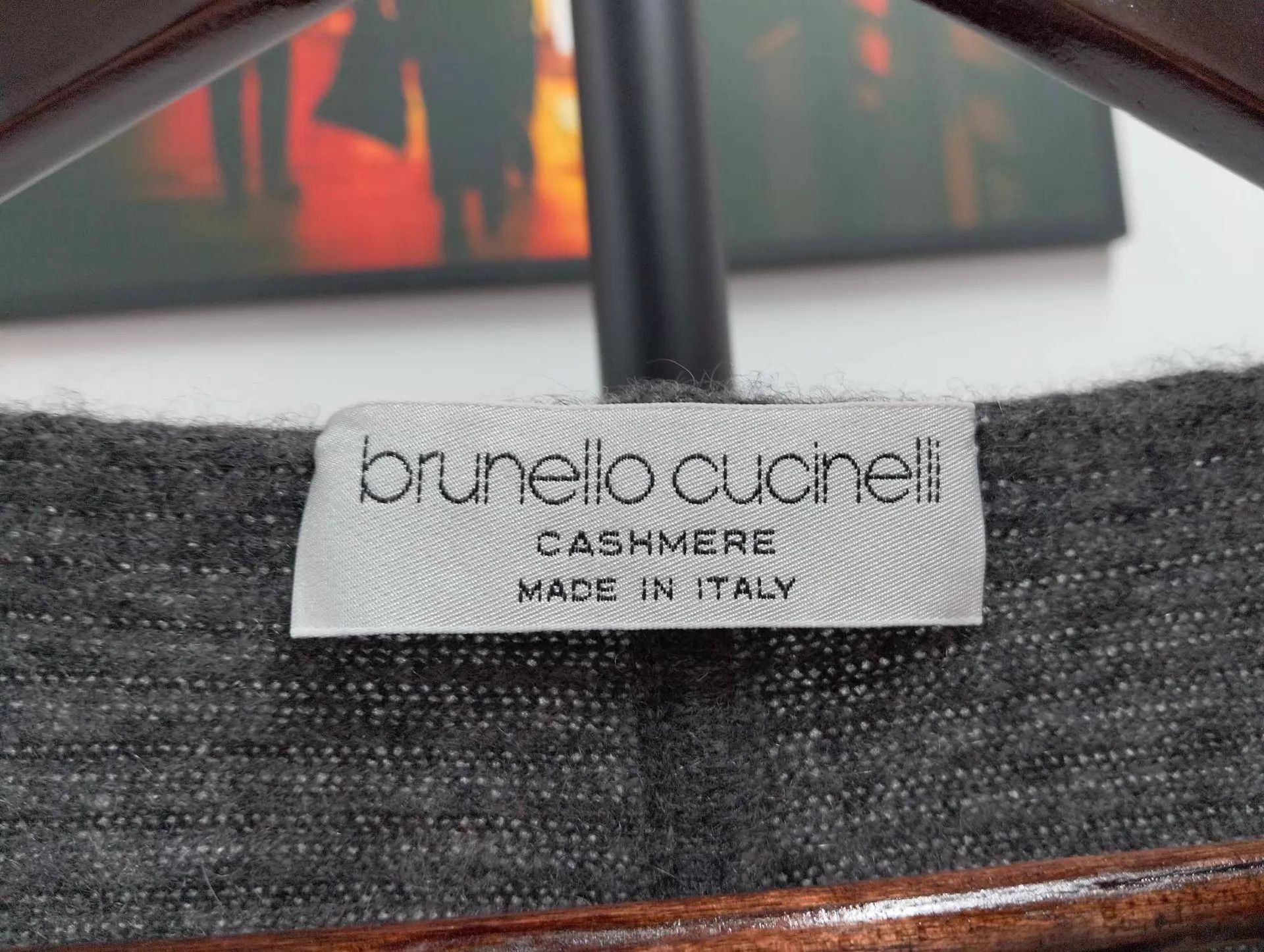 Brunello Cucinelli Brunello Cucinelli Gray Cashmere Crewneck Top 36 Size S / US 4 / IT 40 - 5 Thumbnail