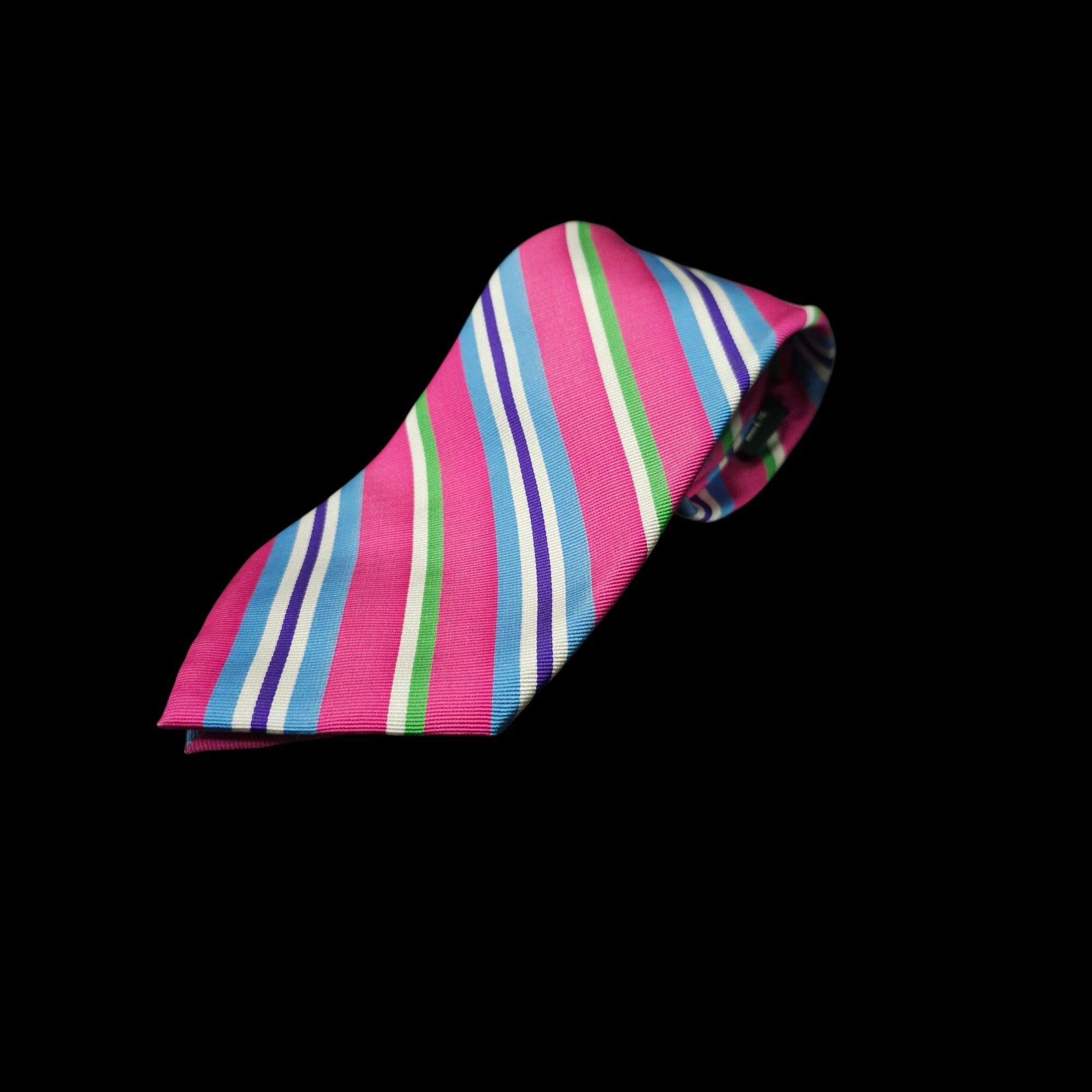Lauren Ralph Lauren Lauren Ralph Lauren Classic Striped Tie Silk Repp Necktie Size ONE SIZE - 8 Thumbnail