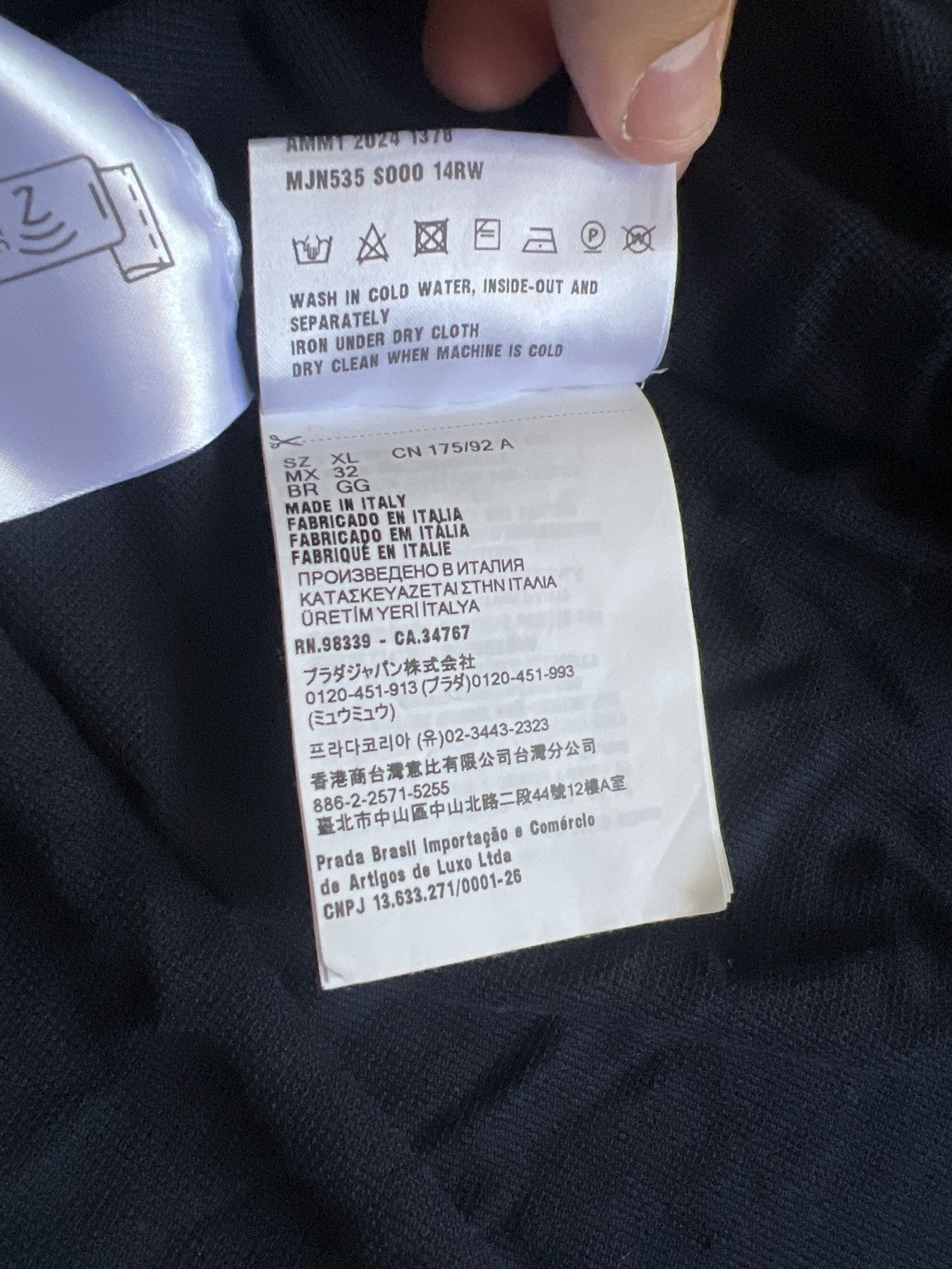 Miu Miu Miu Miu Short Sleeve Tee Size US XL / EU 56 / 4 - 4 Thumbnail