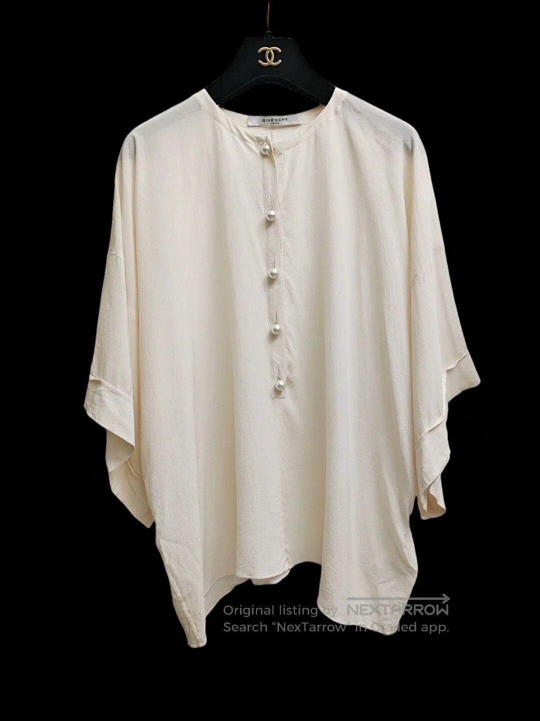 Givenchy Givenchy Silk Pearl Button Blouse. Size US M / EU 48-50 / 2 - 1 Thumbnail