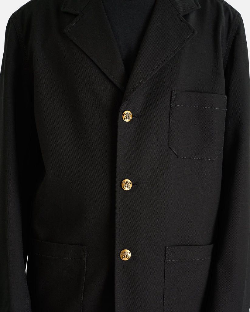 Willy Chavarria o1s1v1r1oon0825 Workwear Blazer in Black Size US XL / EU 56 / 4 - 5 Thumbnail