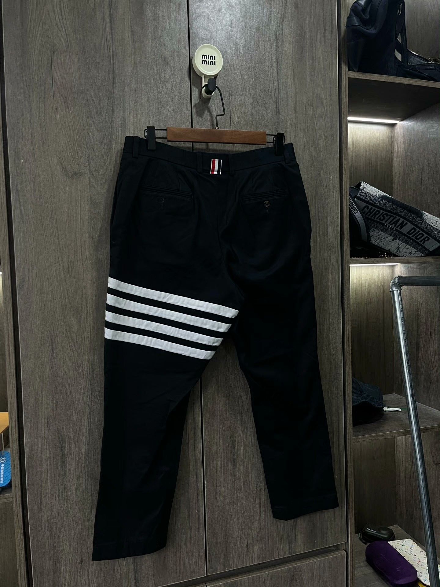 Thom Browne Thom Browne 4-Bar Stripe Cotton Trousers Size US 30 / EU 46 - 7 Thumbnail