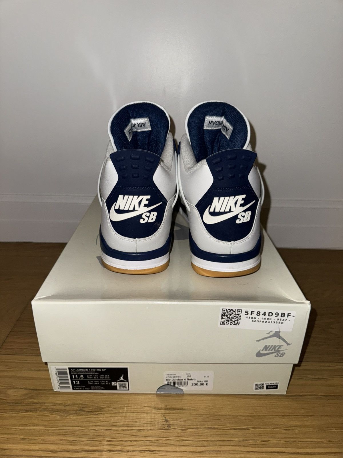 Jordan Brand Jordan 4 x Nike SB blue sz.11.5 Size US 11.5 / EU 44-45 - 3 Thumbnail
