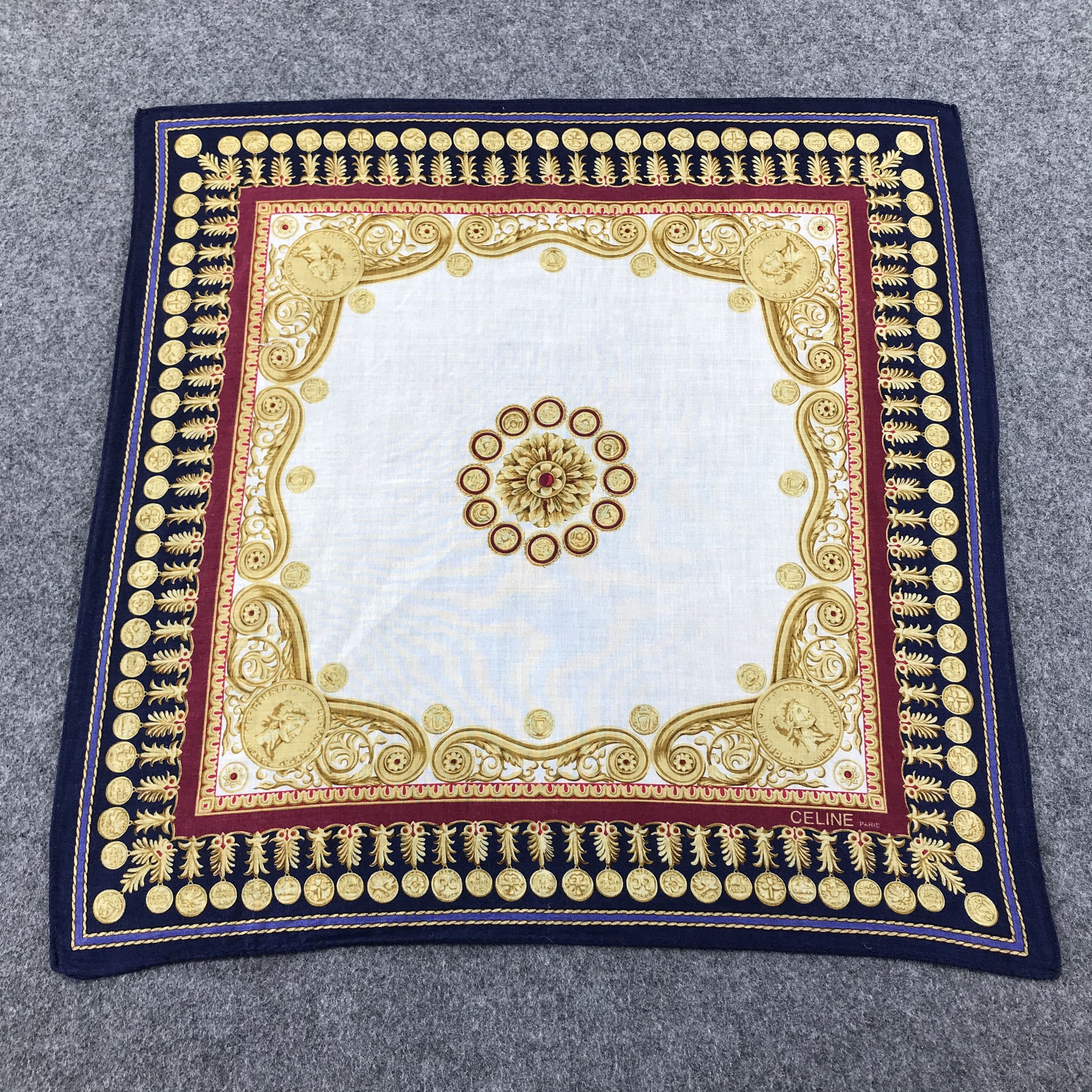 Celine Celine Handkerchief Neckerchief Bandana H382 Size ONE SIZE - 3 Thumbnail