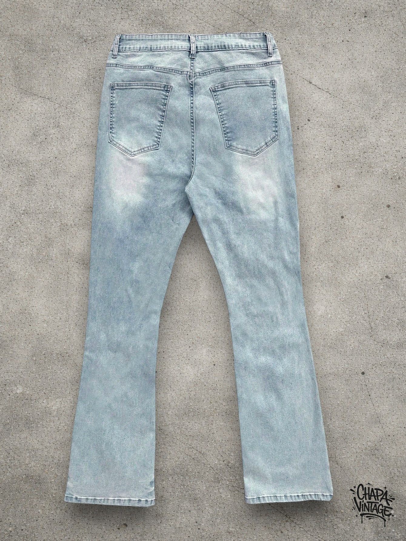 Japanese Brand Washed slim jeans Size US 34 / EU 50 - 4 Thumbnail