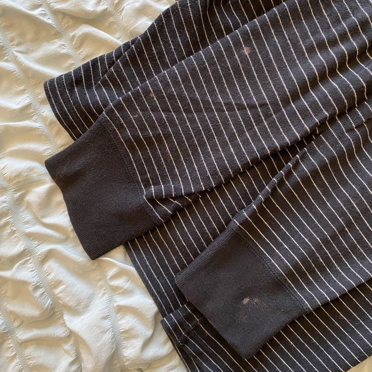 Supreme Supreme Striped Henley Top Shirt Black White 2010 Size US M / EU 48-50 / 2 - 6 Thumbnail