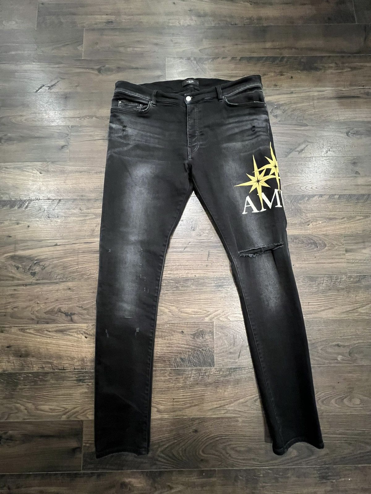 Amiri Amiri Starburst Applique Jeans Size US 38 / EU 54 - 1 Thumbnail