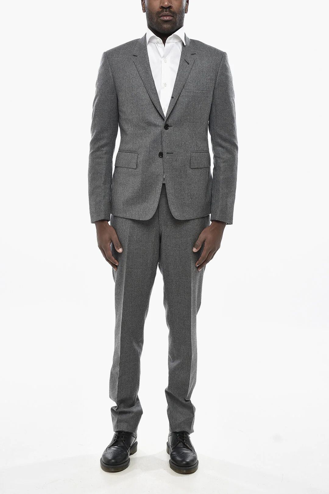 Thom Browne og1mm0426 3-Button Wool Suit in Grey Size US XL / EU 56 / 4 - 1 Thumbnail