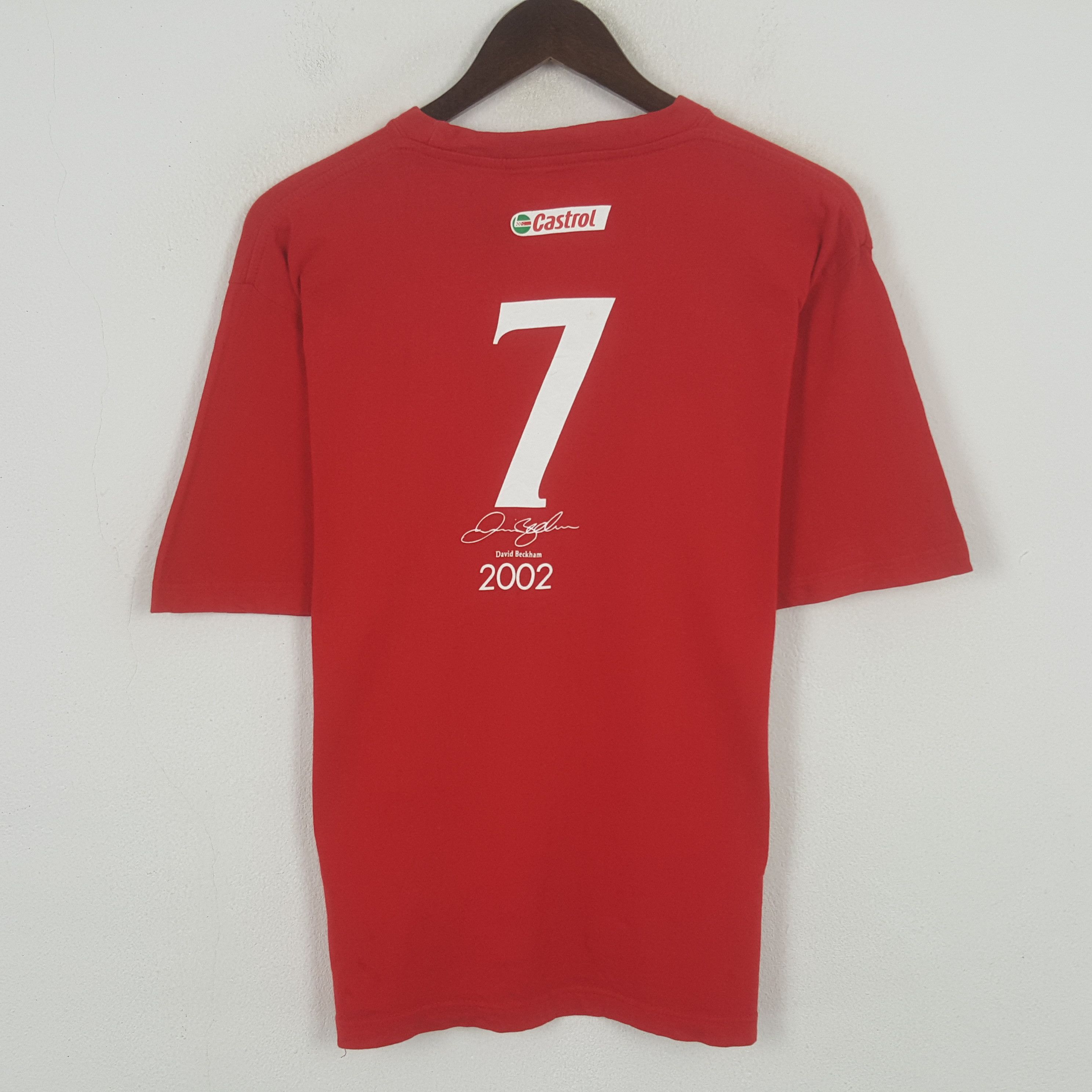 Other Vintage Castrol David Beckham T-shirt Size US M / EU 48-50 / 2 - 3 Thumbnail
