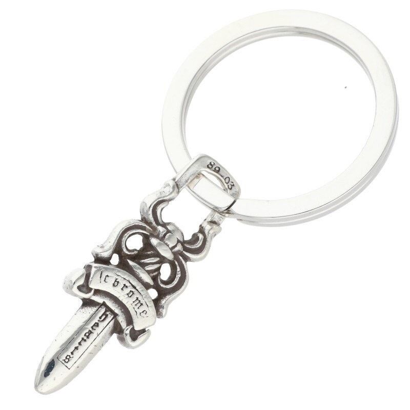 Chrome Hearts Chrome Hearts Silver Keyring Dagger #5 Size ONE SIZE - 1 Thumbnail