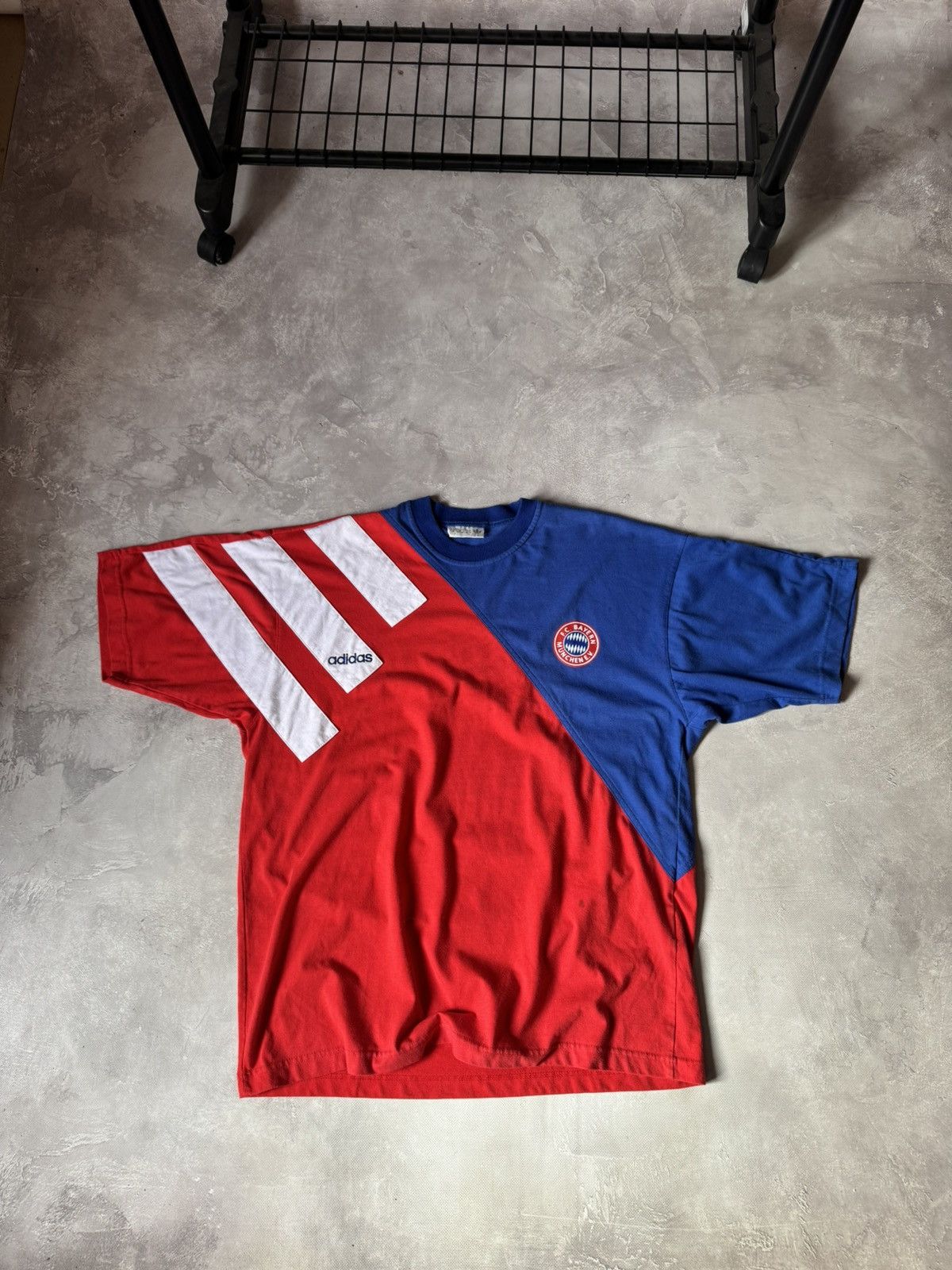 Vintage 90s Adidas Bayern Munchen Football T-Shirt