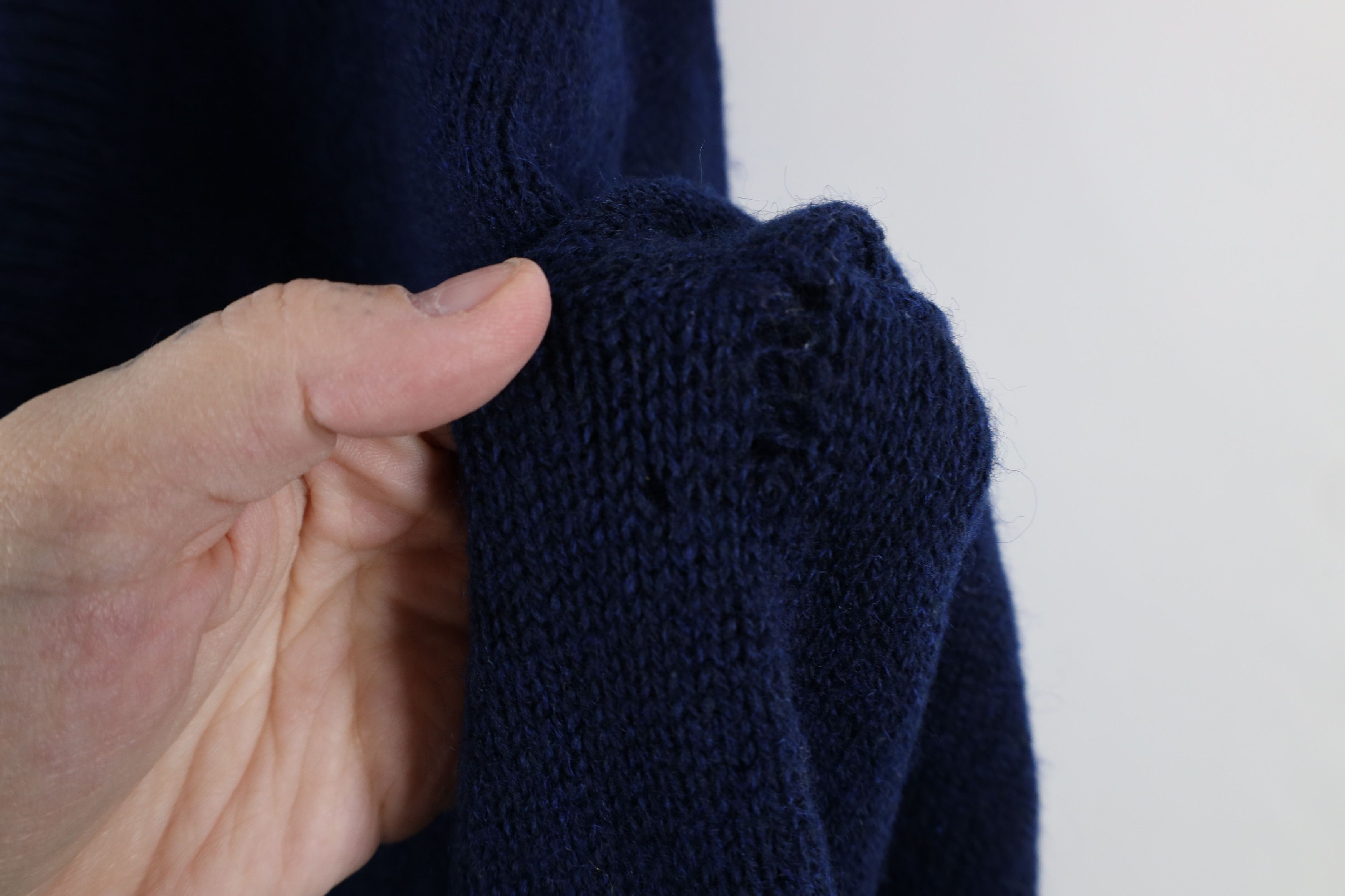 Vintage Vintage 70s Streetwear Blank Wool Blend Knit Sweater USA Size US M / EU 48-50 / 2 - 7 Thumbnail