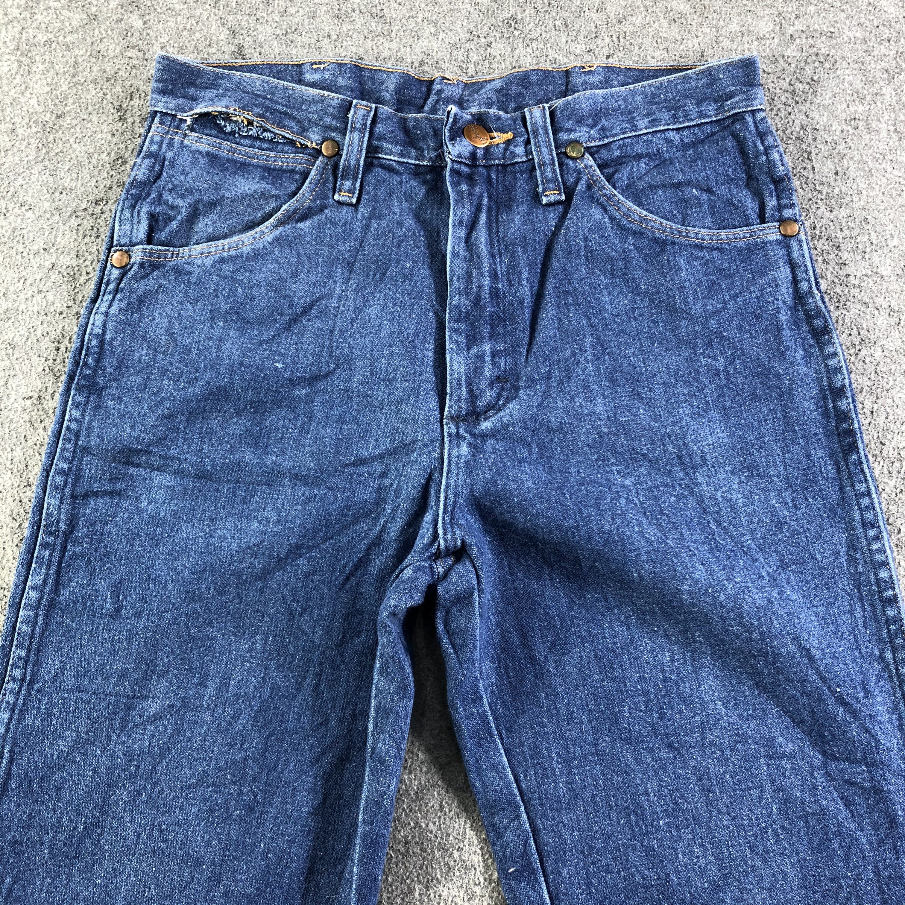 Vintage Vintage Blue Wash Wrangler Jeans-J3056 Size US 30 / EU 46 - 3 Thumbnail