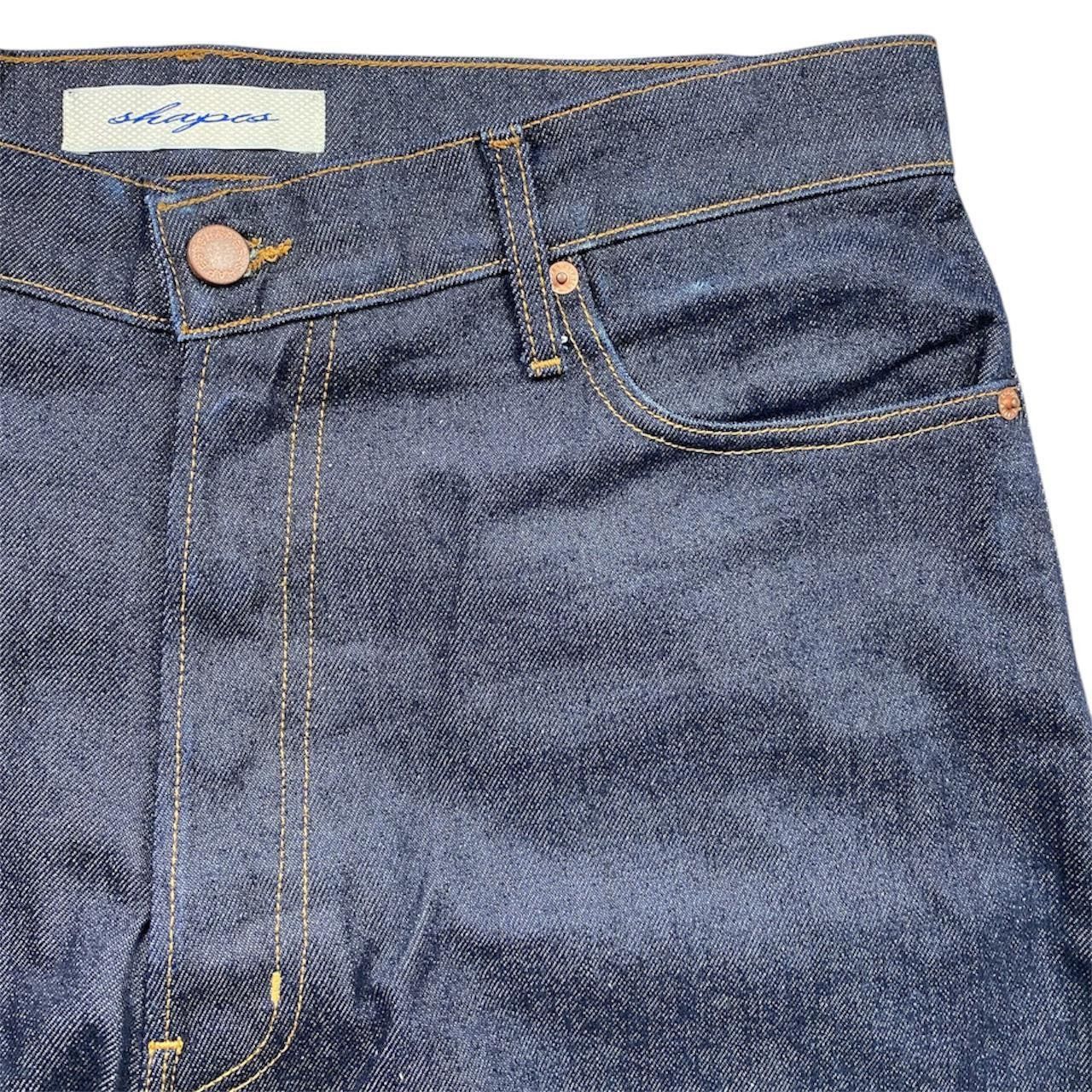 Other Shapes USA raw denim jeansnavy blue with gold stitching Size US 32 / EU 48 - 2 Thumbnail