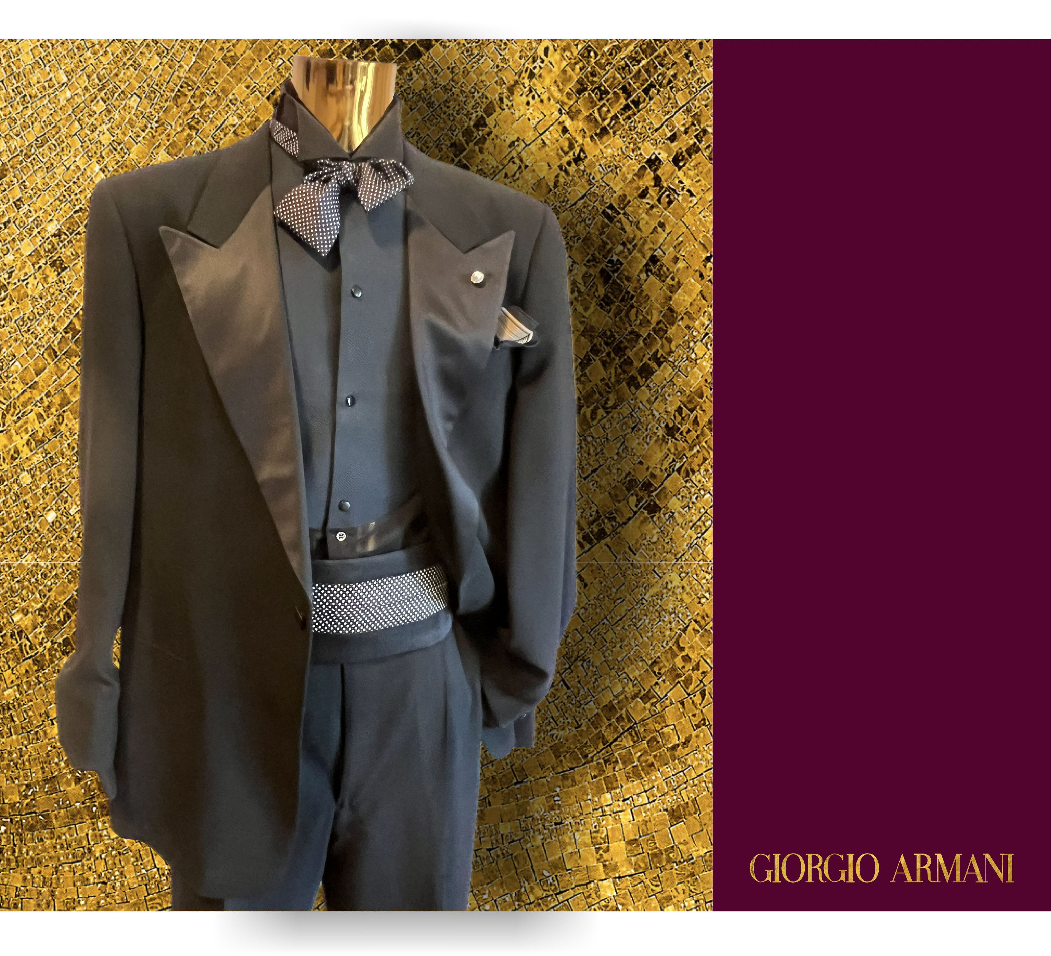 Giorgio Armani Grand Soiré Smocking by Giorgio Armani Size 54L - 3 Thumbnail