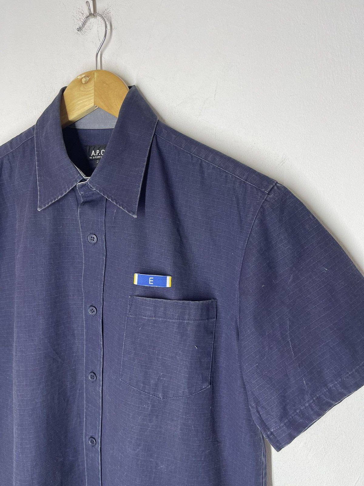 A.P.C. VINTAGE A.P.C SHIRT ARMY STYLE Size US L / EU 52-54 / 3 - 2 Thumbnail