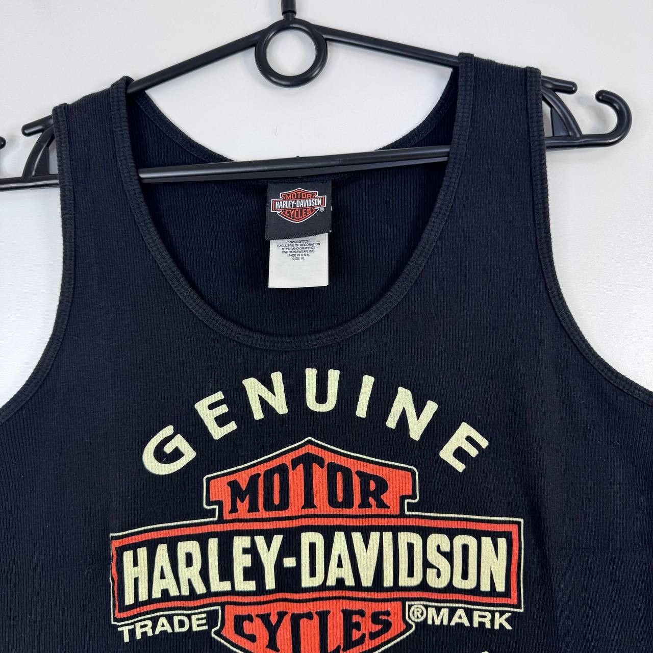 Harley Davidson Harley Davidson Womens Tank Top Usa Made Black Size XL Size XL / US 12-14 / IT 48-50 - 2 Thumbnail