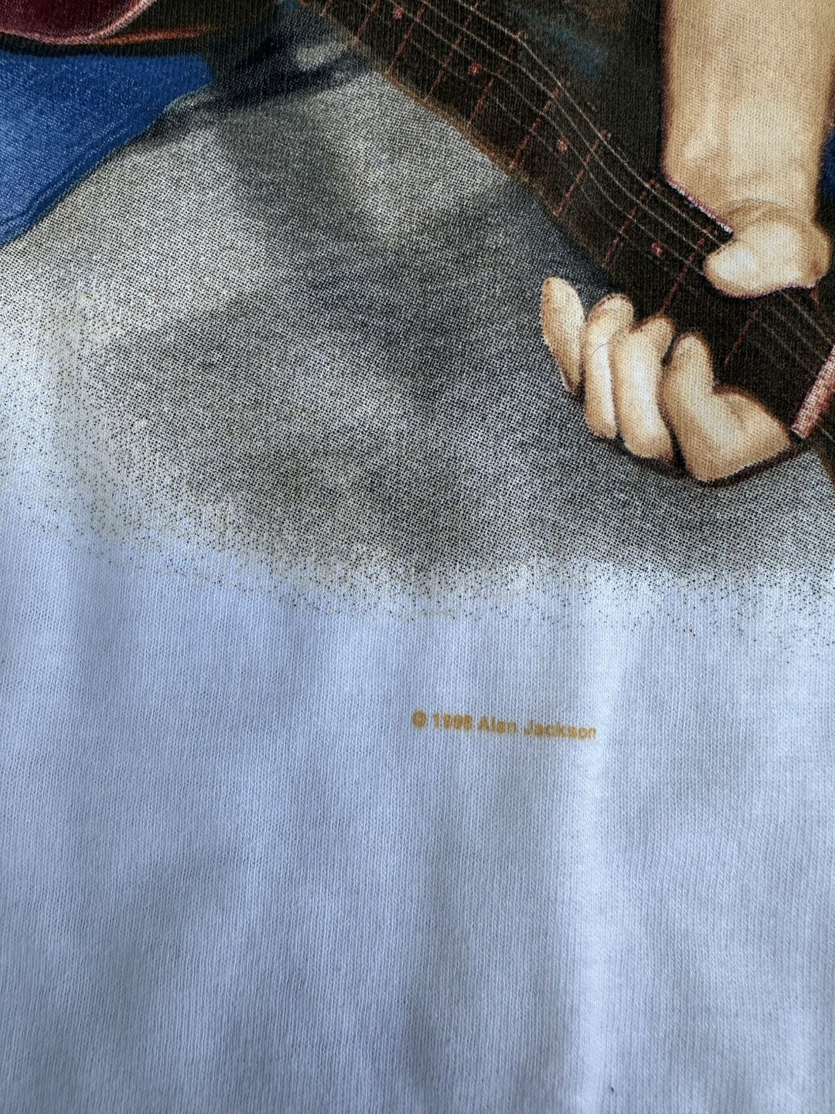 Tultex Vintage Alan Jackson Shirt Size US XL / EU 56 / 4 - 4 Thumbnail