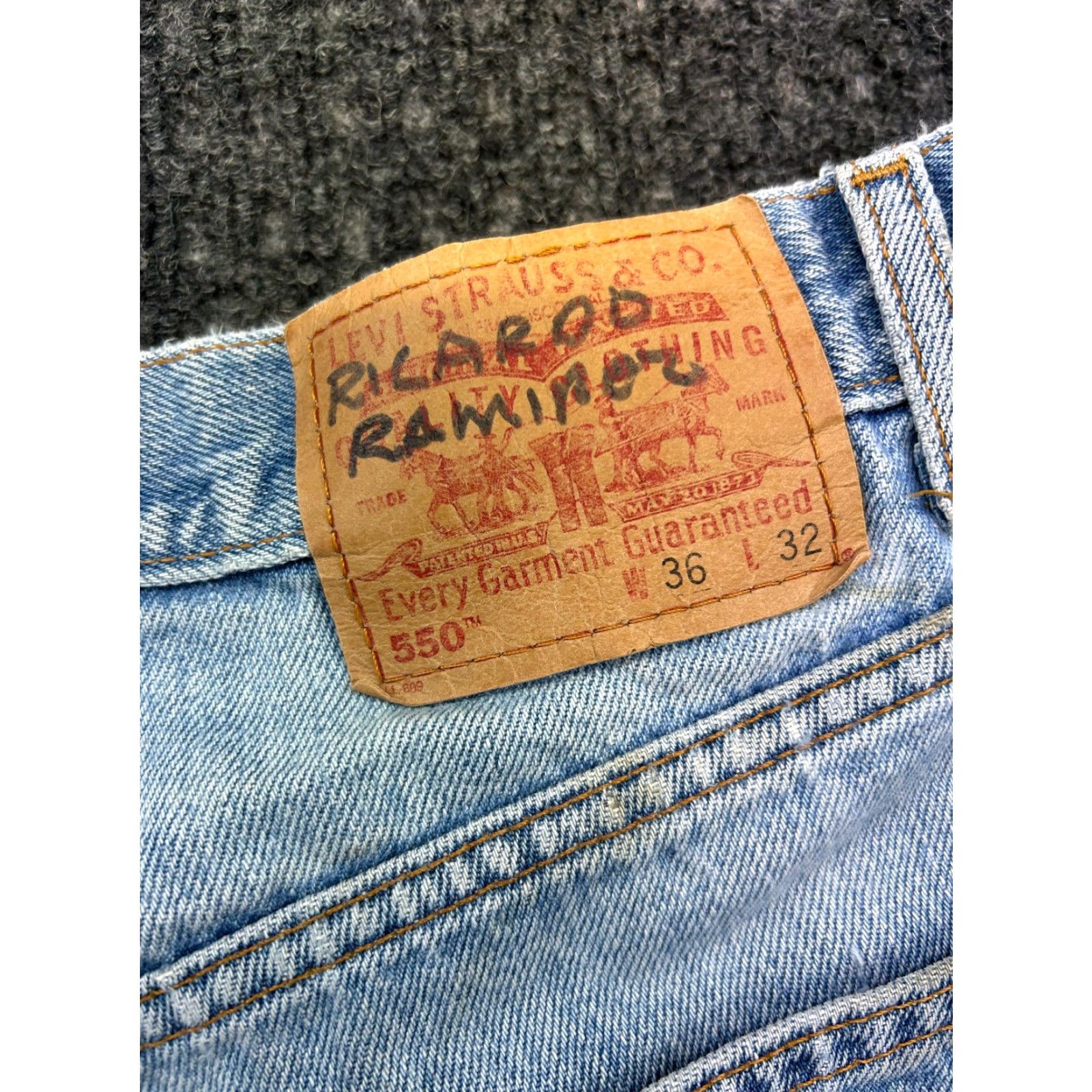 Levi's VINTAGE Levi’s 550 Jeans Skater Size US 36 / EU 52 - 7 Thumbnail