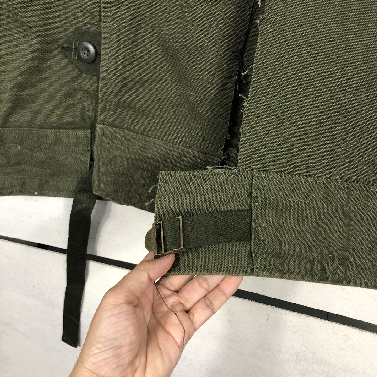 Japanese Brand CRAFTSMANSHIP Biker Tactical Asym Field Vest Olive Utility Size US M / EU 48-50 / 2 - 16 Thumbnail