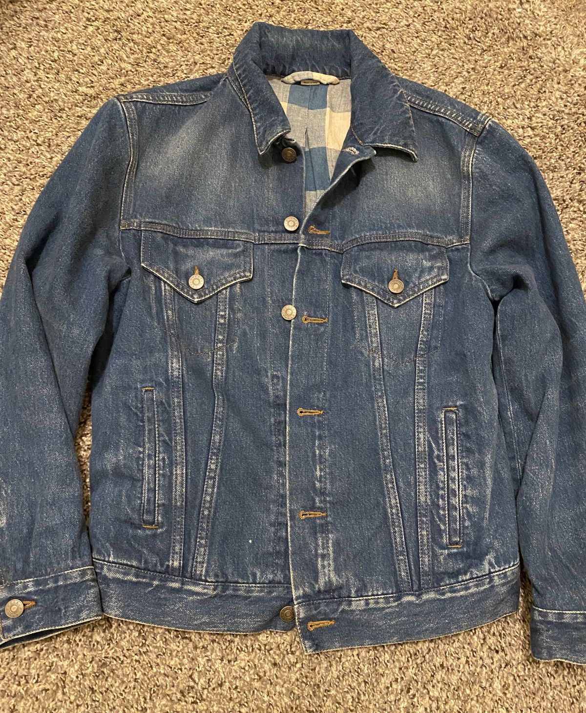 Gucci Gucci Angry Cat Embroidered Denim Jacket Size 44 XS Size US S / EU 44-46 / 1 - 2 Thumbnail