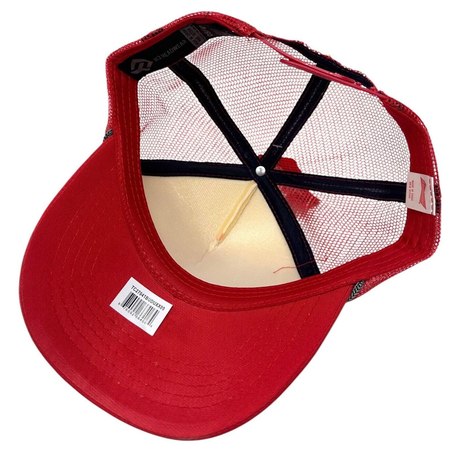 Budweiser Budweiser Beer Men's Trucker Hat This Bud's For You Cap Size ONE SIZE - 4 Thumbnail
