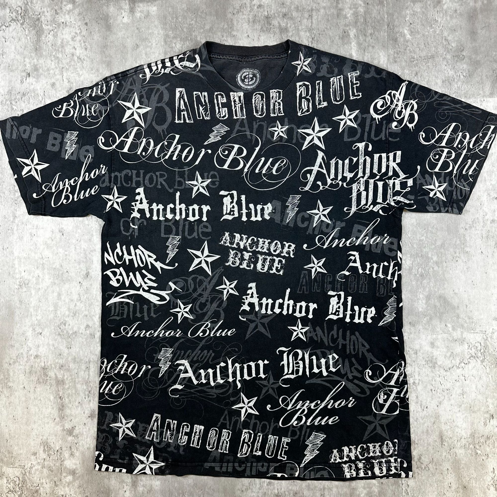 Anchor Blue Anchor Blue Allover Print Black Graphic T-Shirt Size XL Size US XL / EU 56 / 4 - 1 Thumbnail