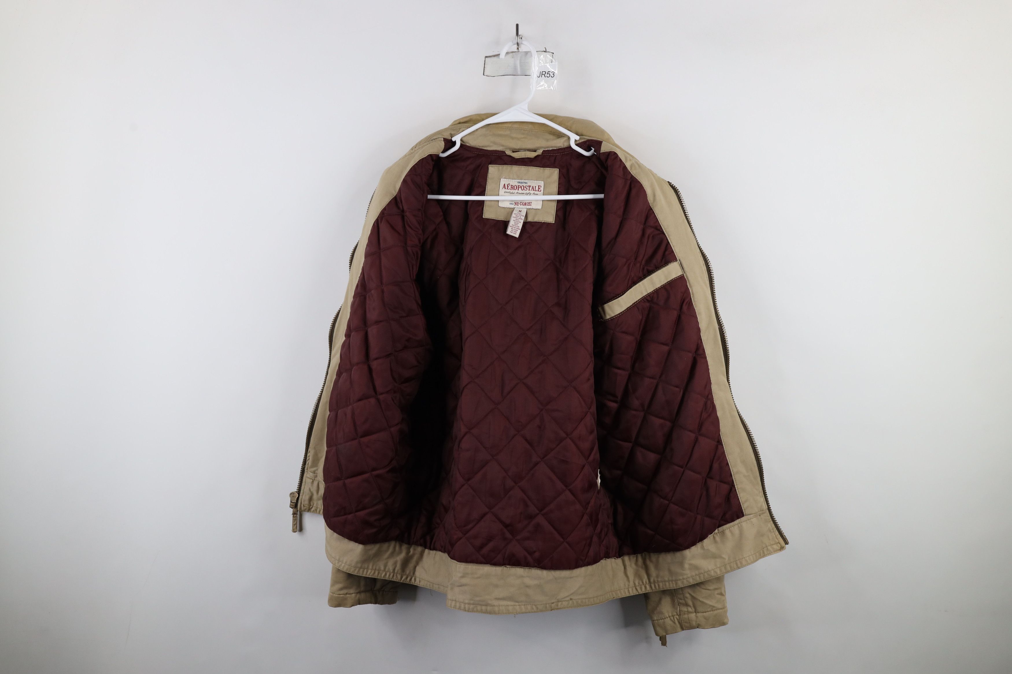 Aeropostale × Vintage Vintage 90s Y2K Aeropostale Quilted Military Field Jacket Size US M / EU 48-50 / 2 - 10 Thumbnail