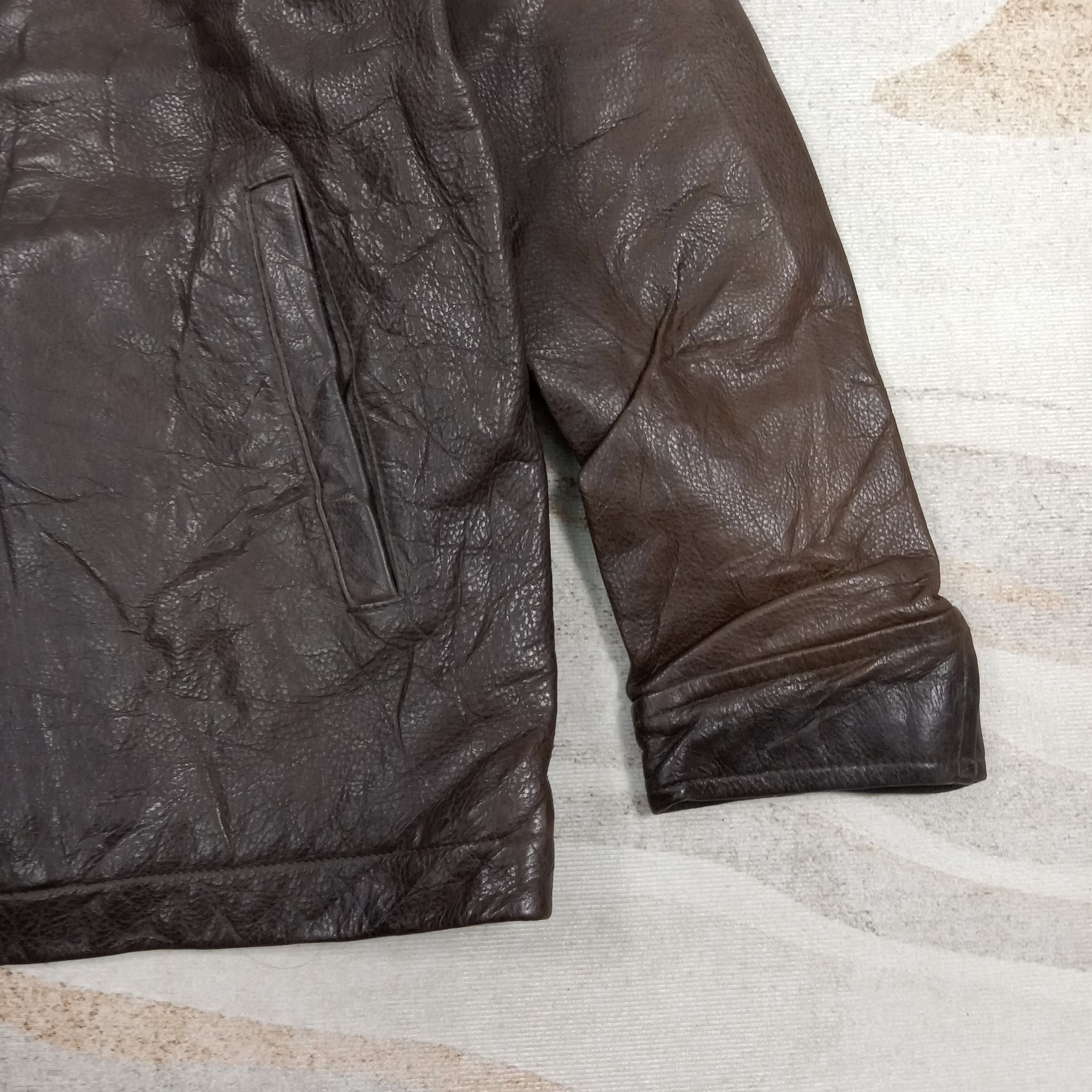 Nautica Nautica American Skeleton Punk Custom Leather jacket C290N28 Size US M / EU 48-50 / 2 - 4 Thumbnail