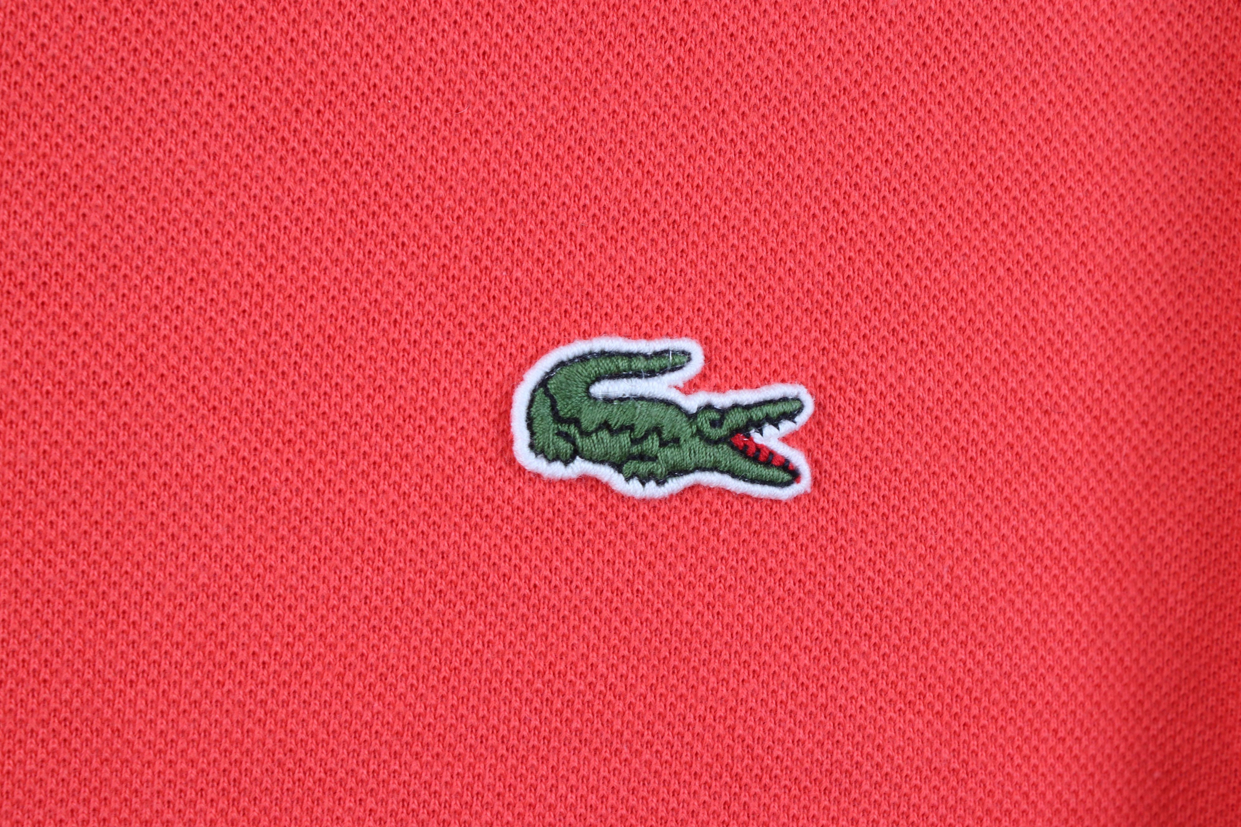 Lacoste Lacoste Live ! Croc Logo Knit Golf POlo Shirt Salmon Pink Size US M / EU 48-50 / 2 - 4 Thumbnail