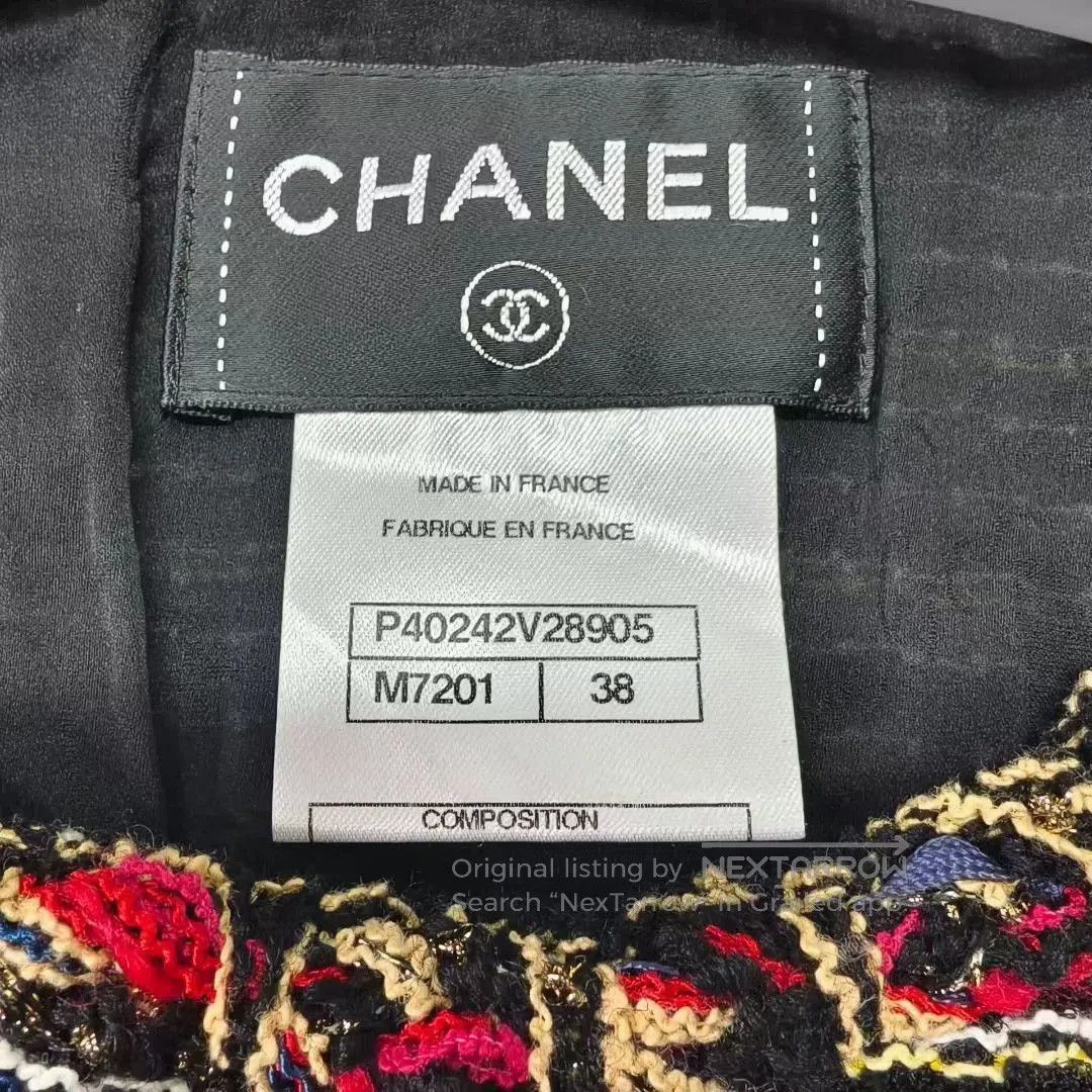 Chanel Chanel Gold Button Colorful Knit Dress. Size S / US 4 / IT 40 - 4 Thumbnail