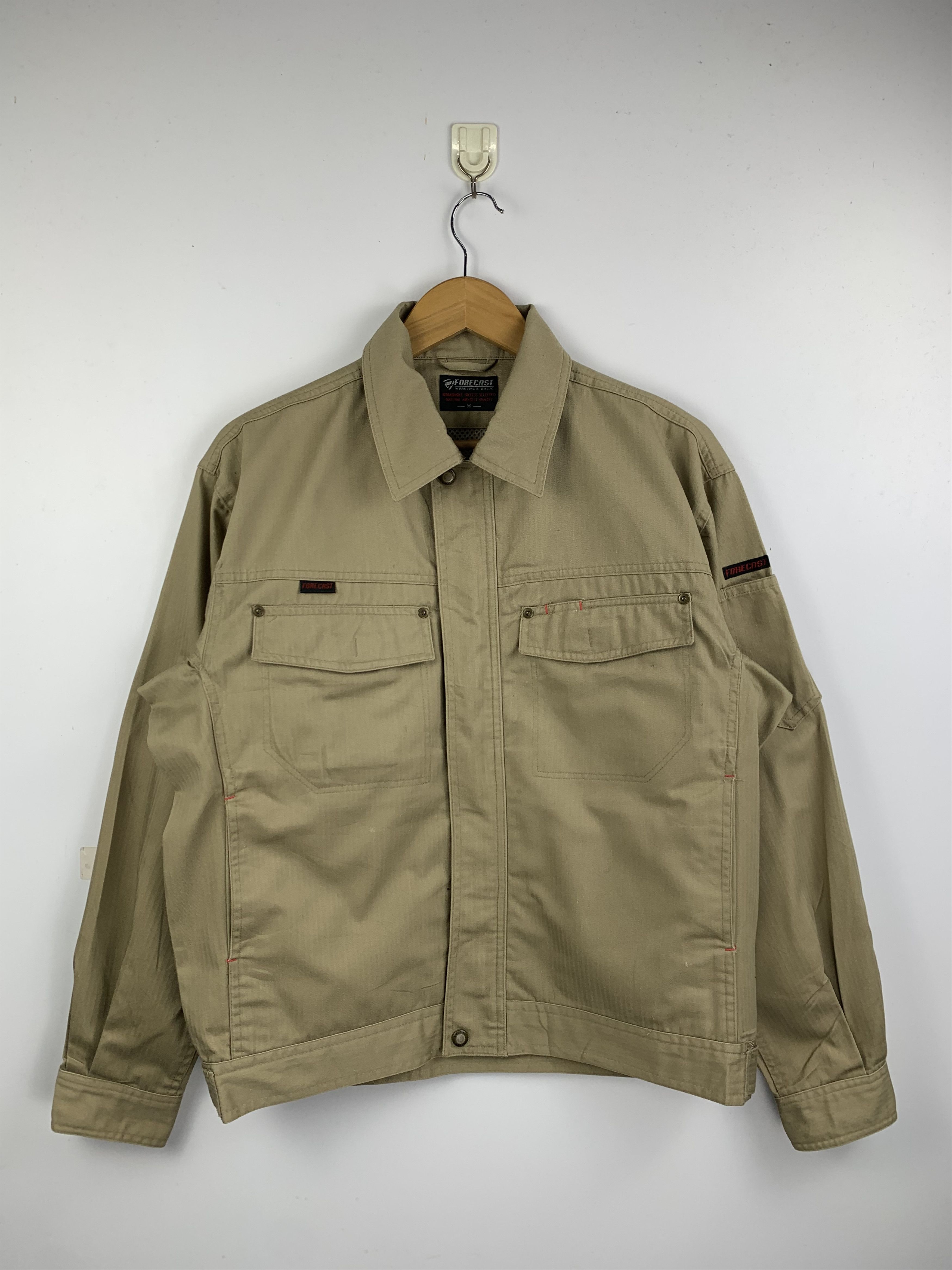 Japanese Brand Vintage Japanese Brand Forecast Worker Denim Jacket J1622 Size US M / EU 48-50 / 2 - 1 Thumbnail
