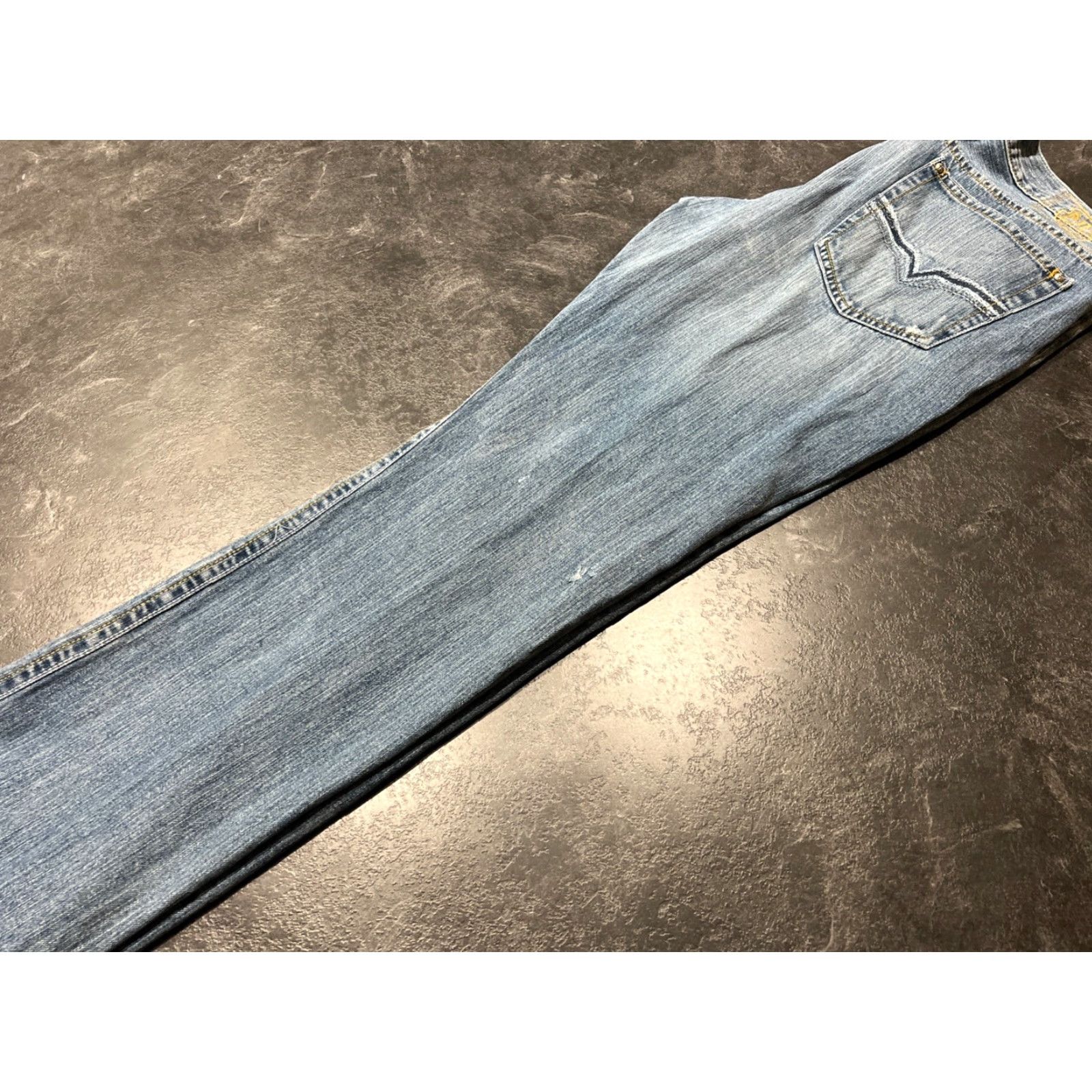 Vintage VINTAGE Request Jeans Men's Jeans Relaxed Fit Denim Wide-Leg 90s Hip Hop Blue 42x32 Size US 42 / EU 58 - 2 Thumbnail