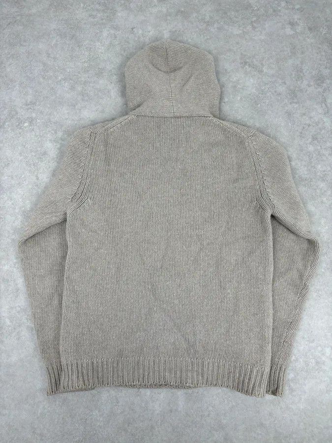 Vintage Daniele Alessandrini Camel Beige Wool Hooded Sweater Size US M / EU 48-50 / 2 - 5 Thumbnail