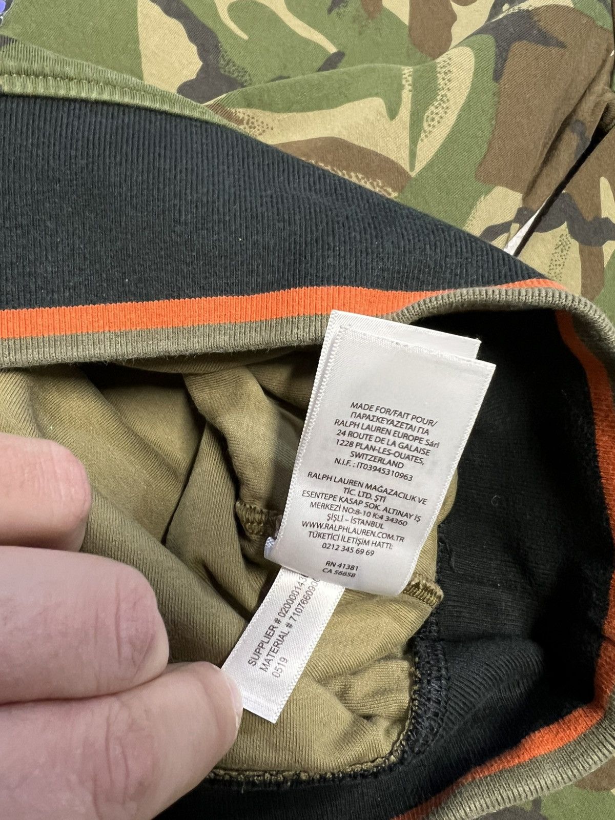 Polo Ralph Lauren Ralph Lauren Polo Bear Camo Sweatshirt Big Logo Sz L Size US L / EU 52-54 / 3 - 9 Thumbnail